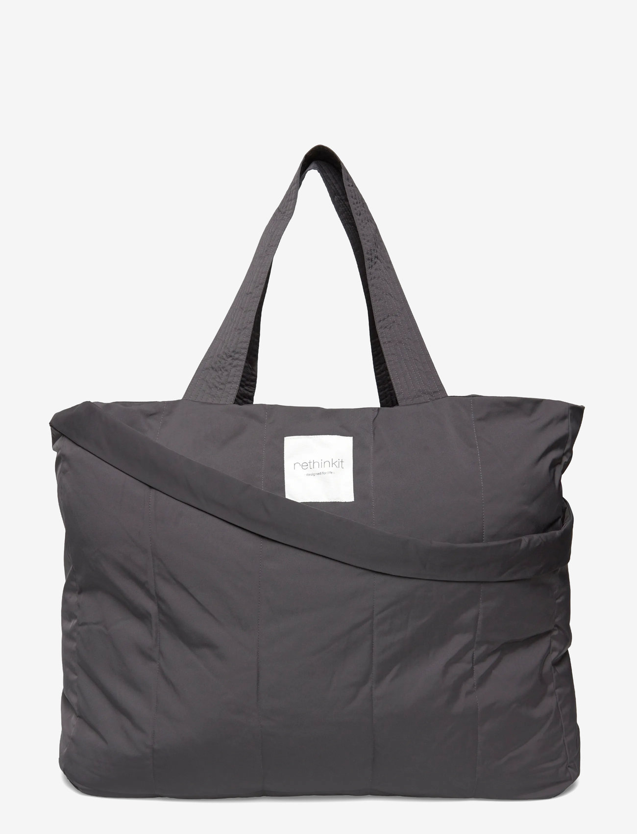 Rethinkit Studios - Shopper Tote Bag Shelter - tote bags - almost black - 1