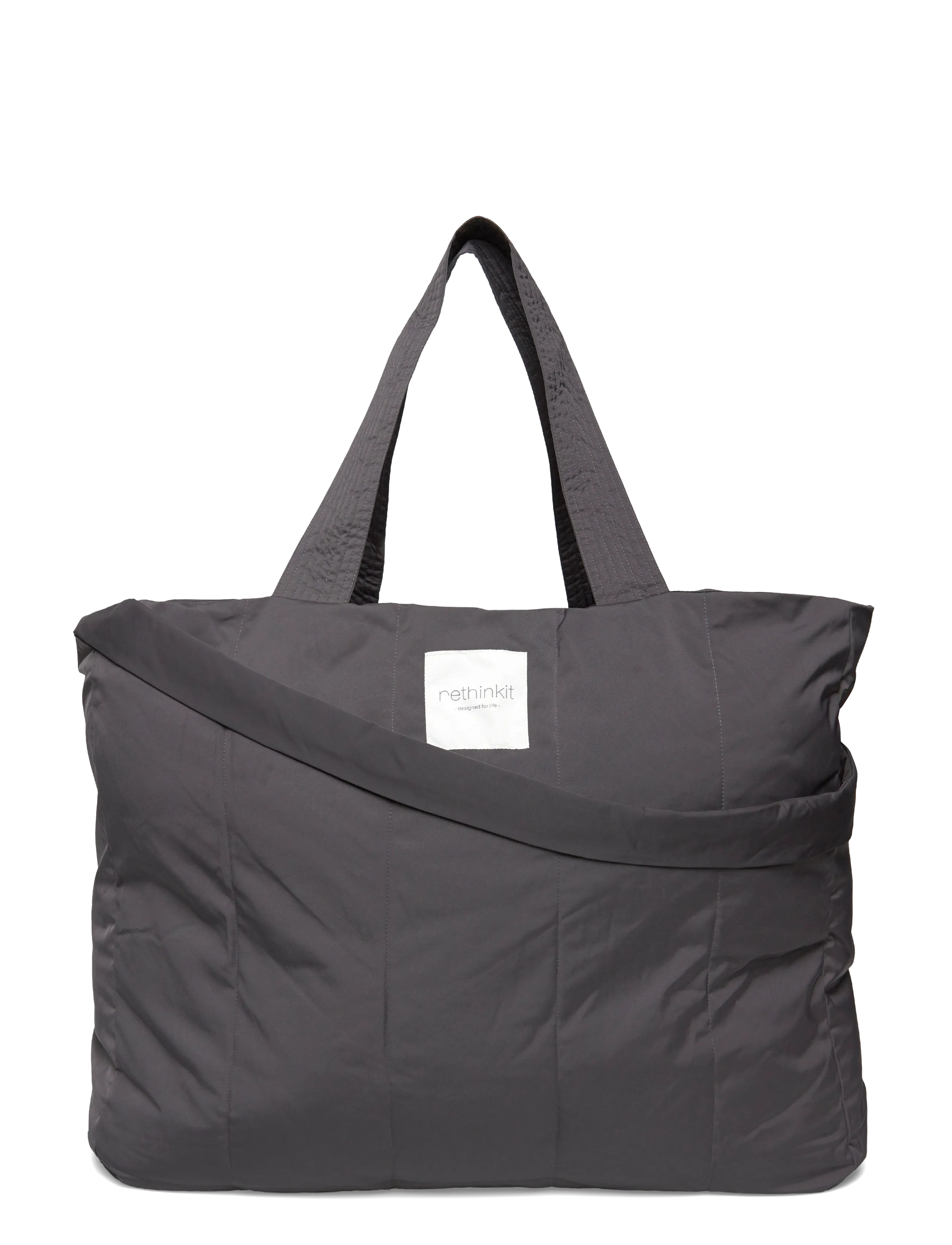 Rethinkit Studios Shopper Tote Bag Shelter - Kotid - ALMOST BLACK / black