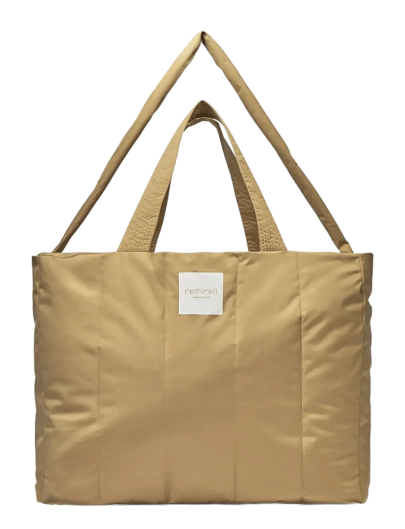 Rethinkit Studios - Shopper Tote Bag Shelter - tote bags - golden brown - 0
