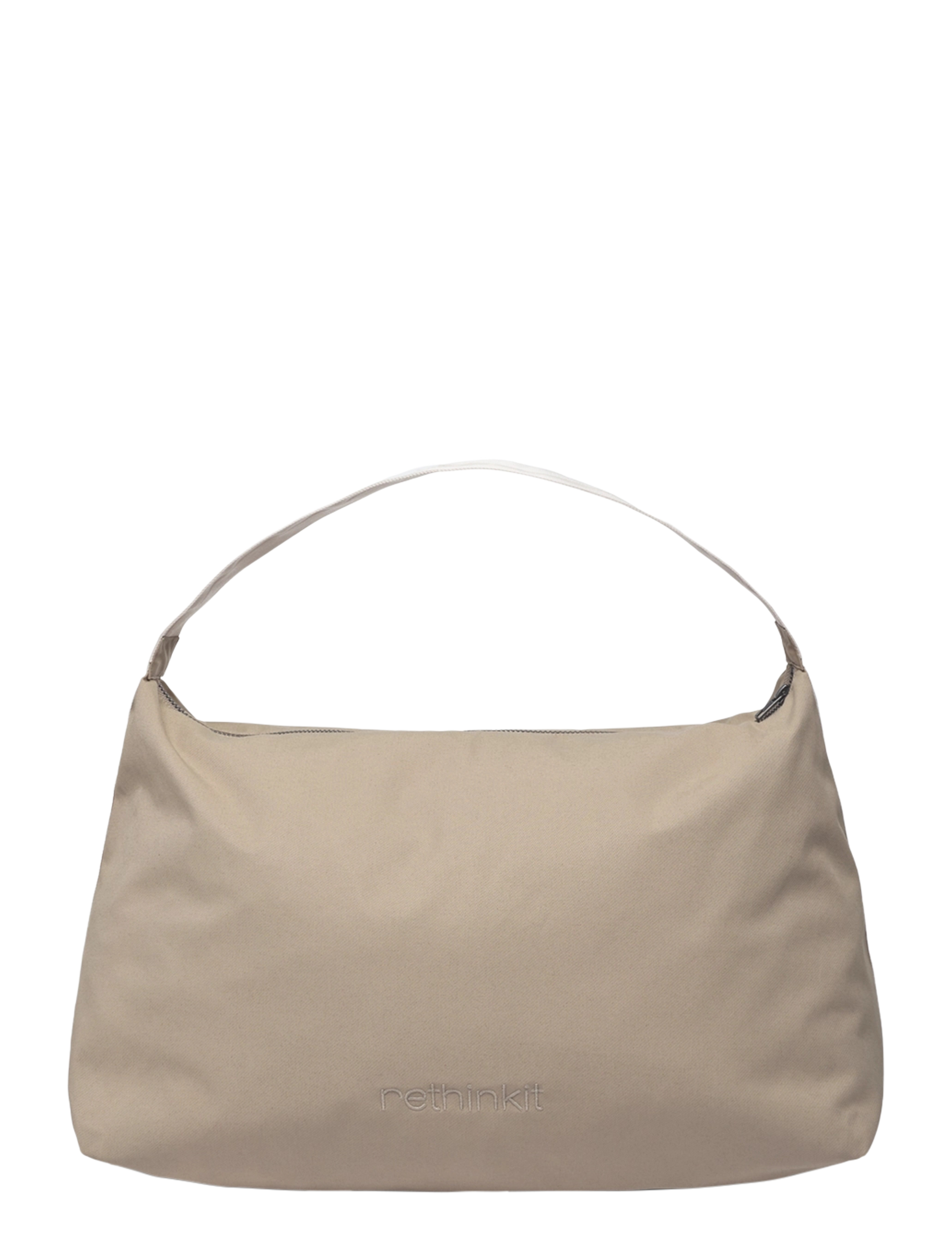 Rethinkit Studios - Triangle Tote Bag Cloud - kotid - beige taupe - 2