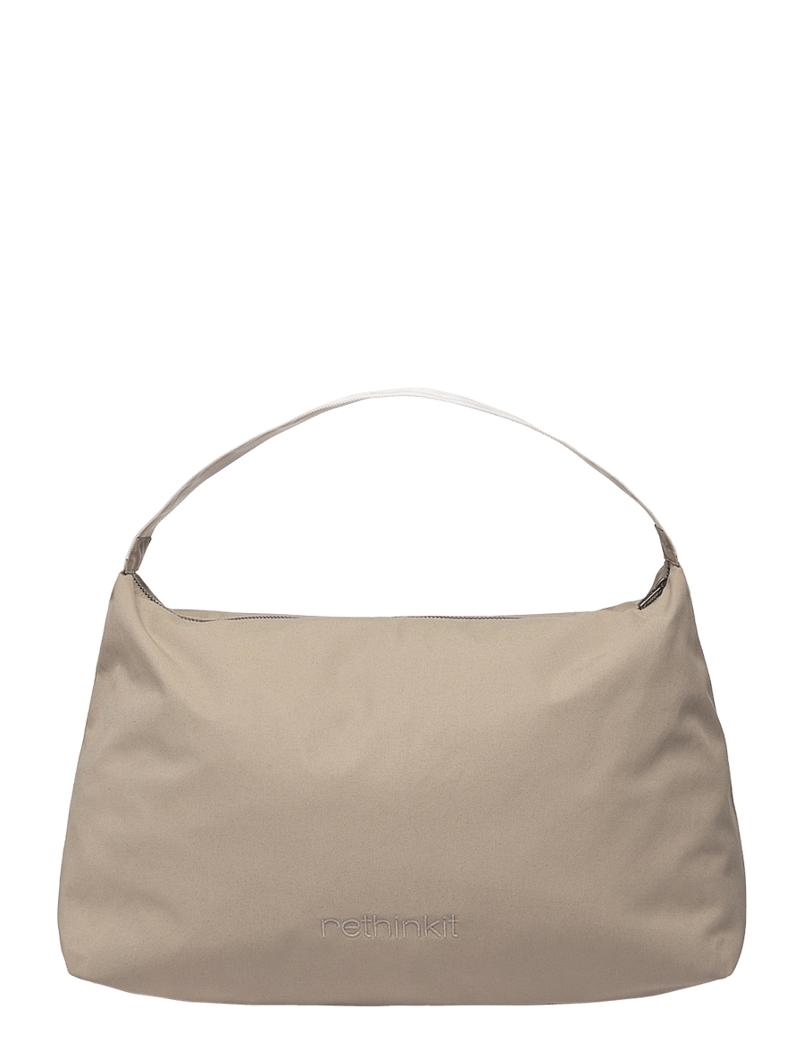 Rethinkit Studios - Triangle Tote Bag Cloud - kotid - beige taupe - 2