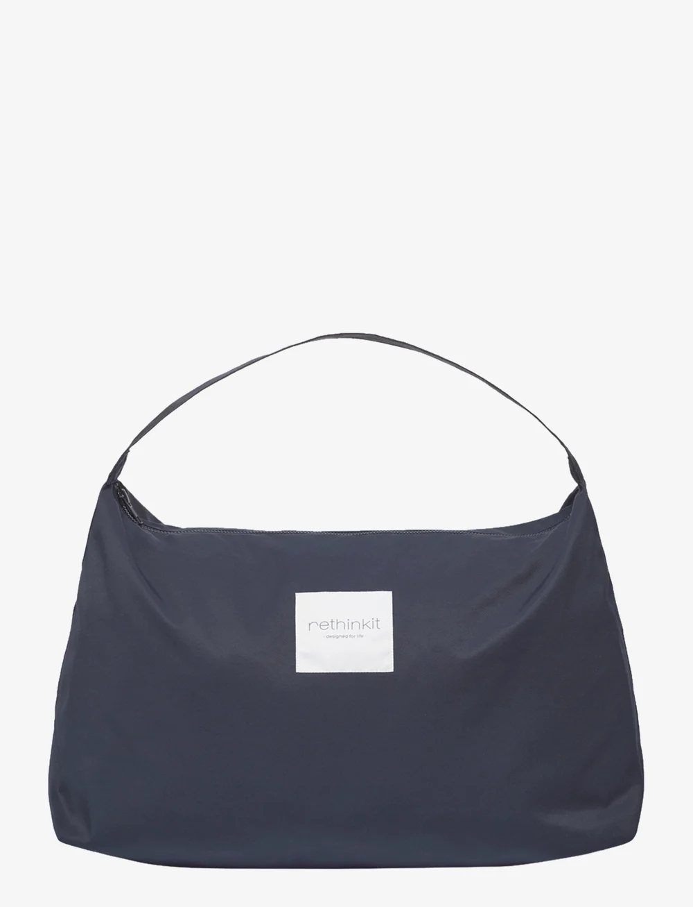 Rethinkit Studios - Triangle Tote Bag Cloud - crossbody- & magväskor - dark navy - 1