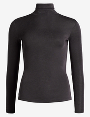 Rethinkit - Mona wool roll neck - megztiniai su aukšta apykakle - almost black - 0