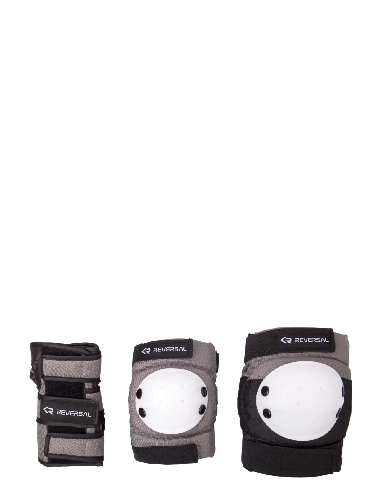 Reversal Reversal Junior Protective Gear Set 3-Pack - Helmets & Protection - BLACK/GREY / grey