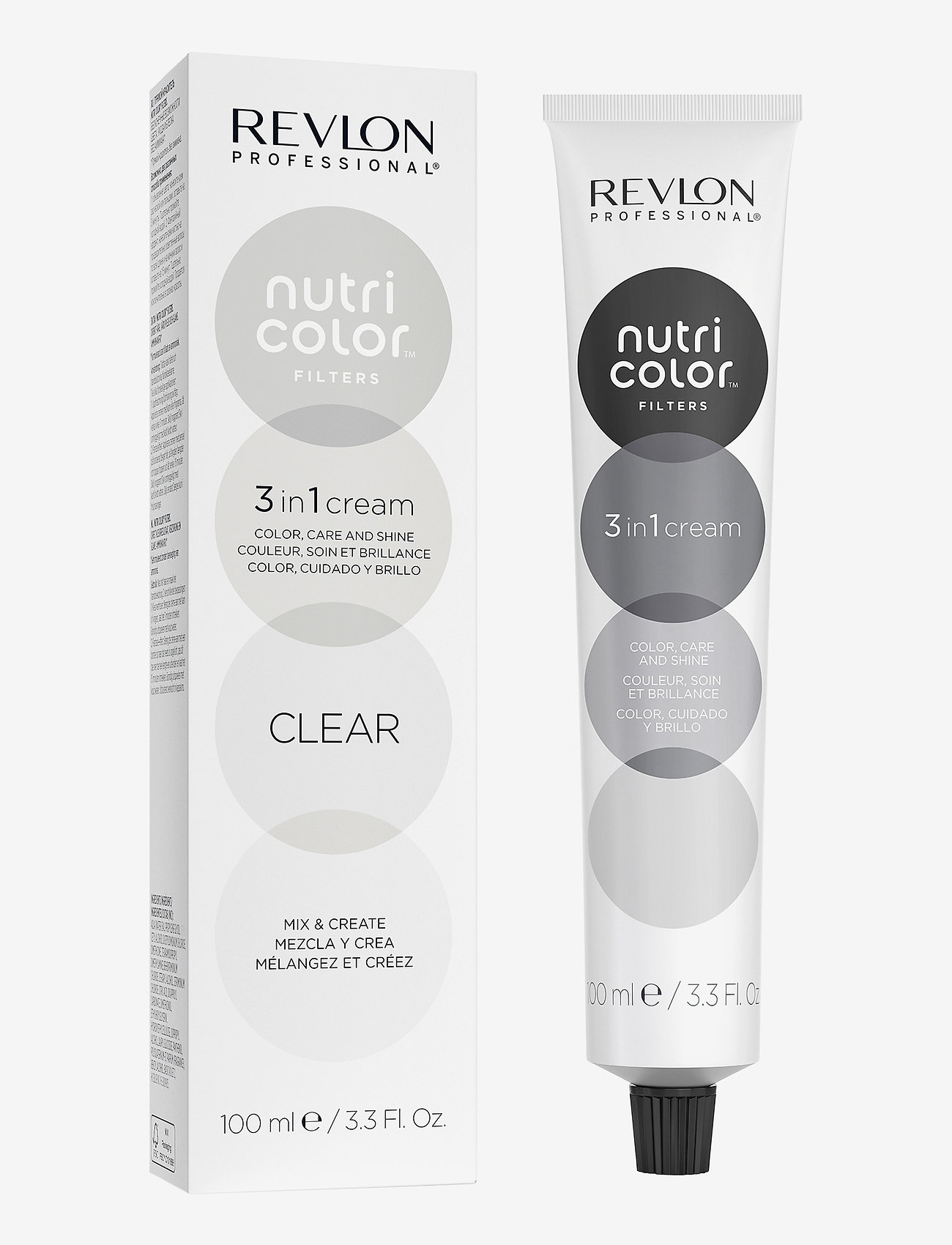 Revlon Professional - NUTRI COLOR FILTERS 100ML CLEAR - värinaamiot - clear - 0