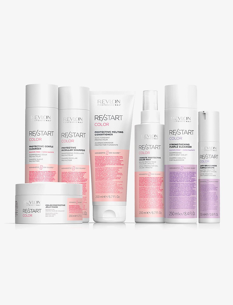 Revlon Professional - RESTART COLOR STRENGTHENING PURPLE CLEANSER - silvershampoo - no color - 4