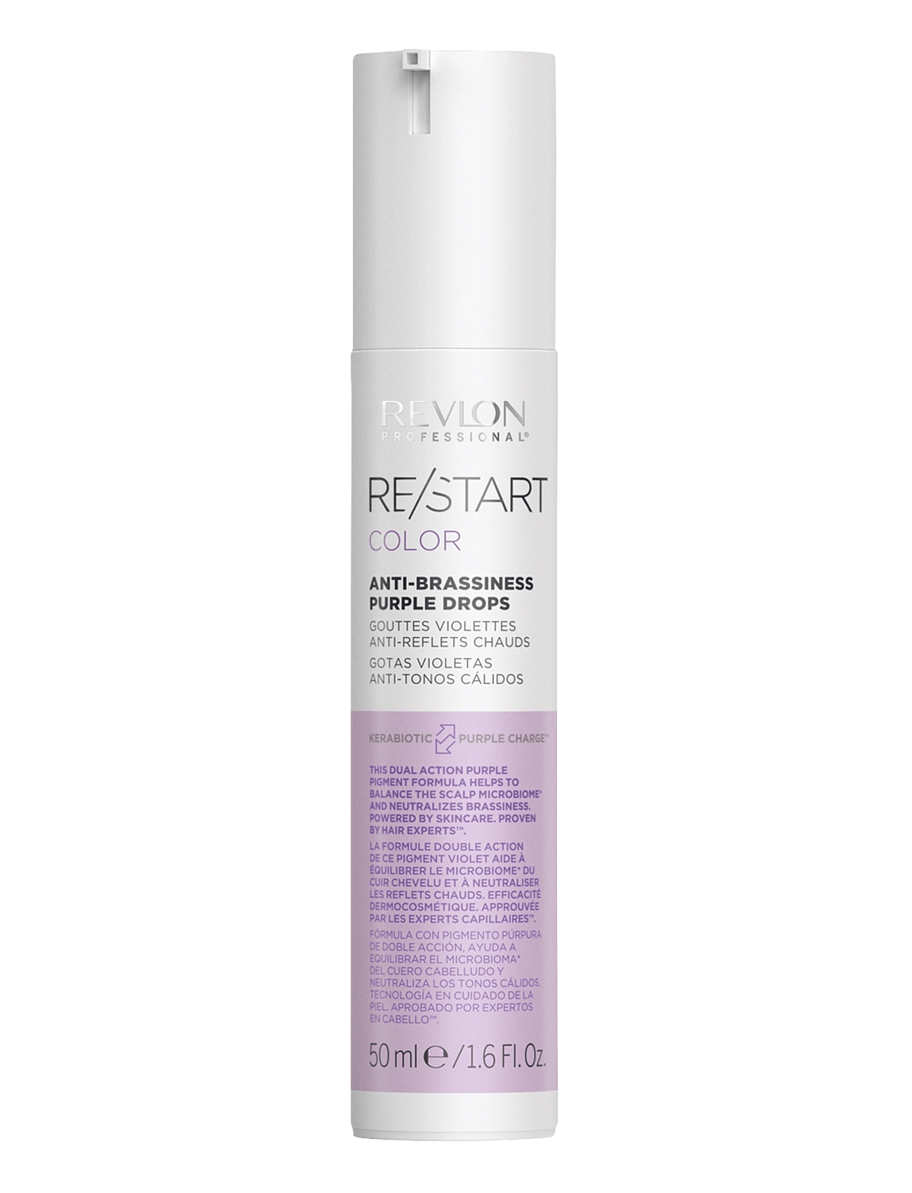 RESTART COLOR ANTI-BRASSINESS PURPLE DROPS - NO COLOR
