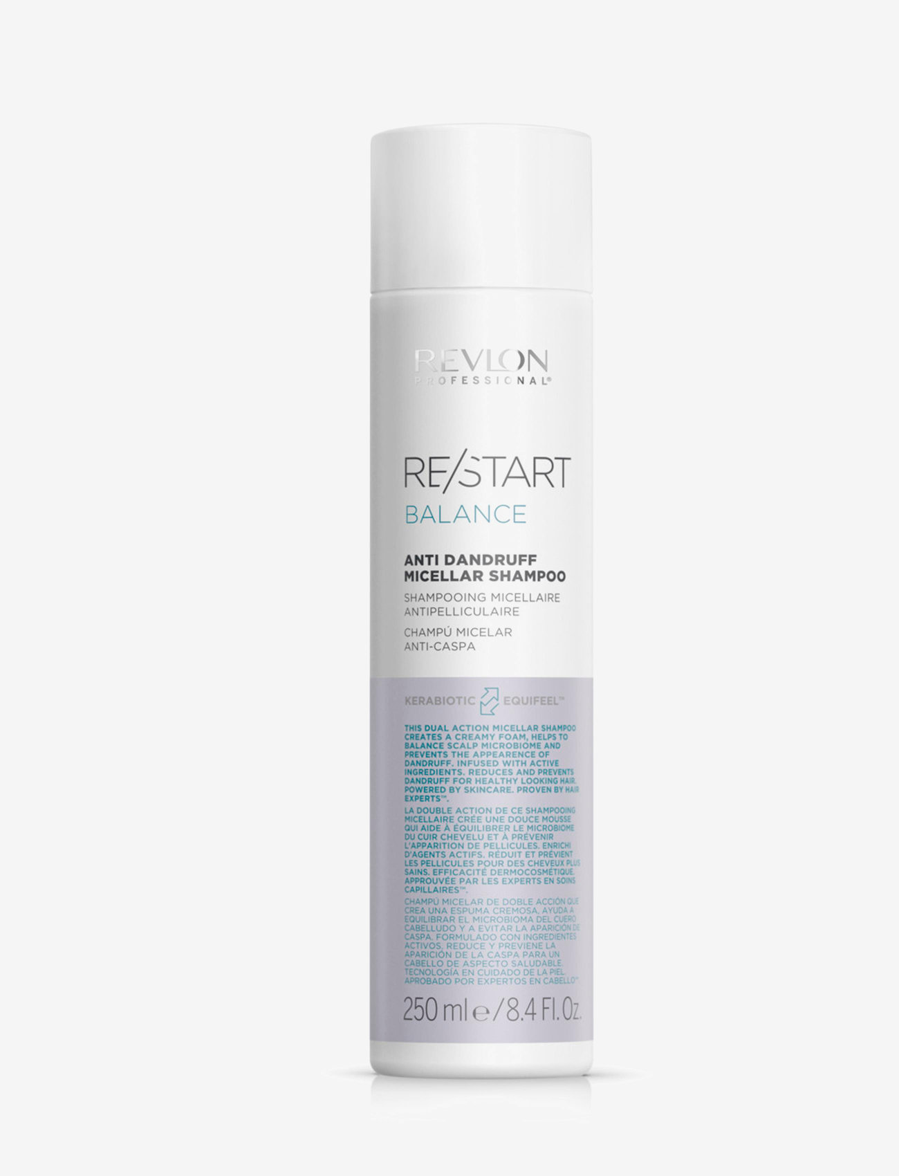 Revlon Professional - RESTART BALANCE ANTI-DANDRUFF MICELLAR SHAMPOO - shampoo - no color - 0