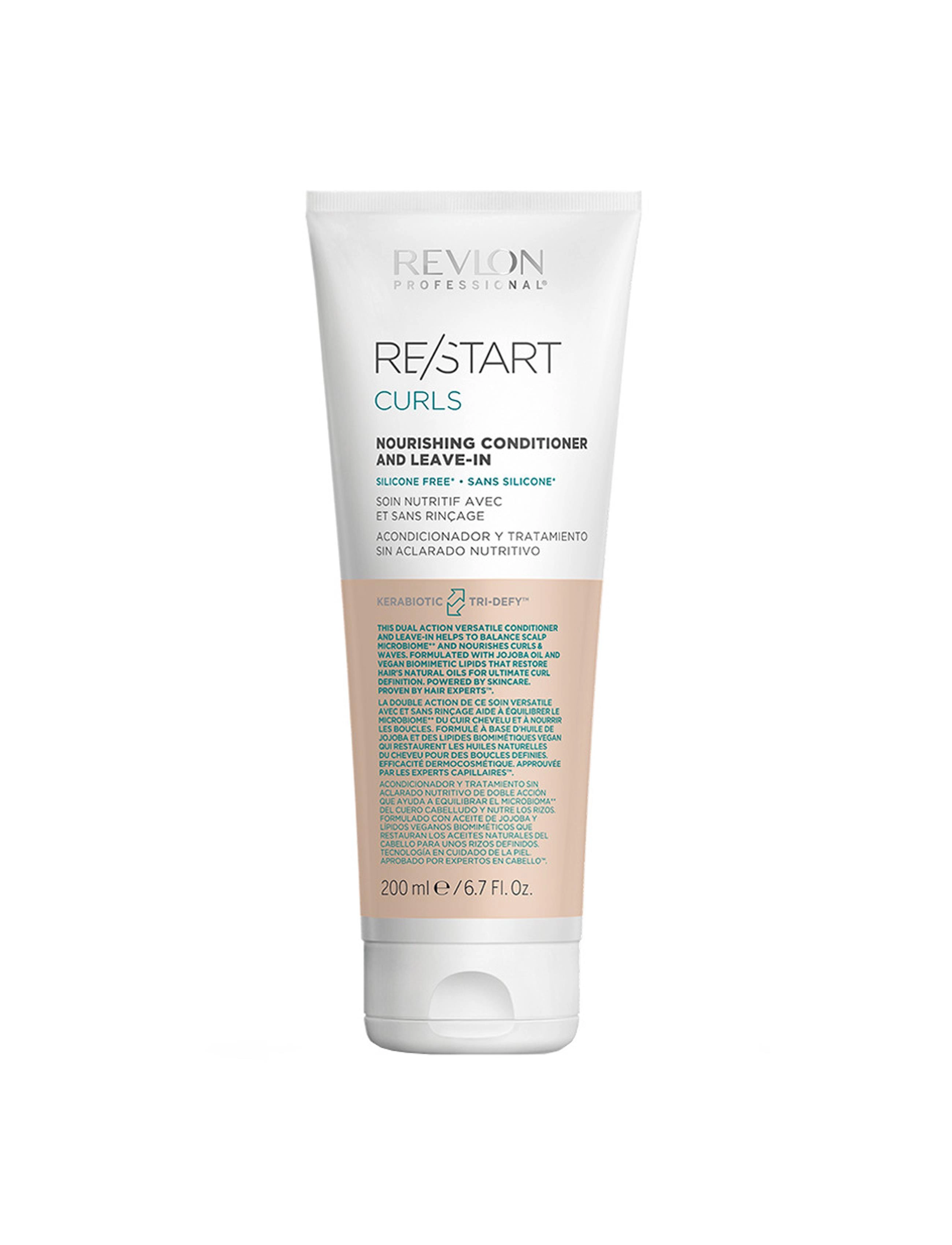 Revlon Professional Restart Curls Nourishingconditioner, Balsam, Nude, Str: 200 ML