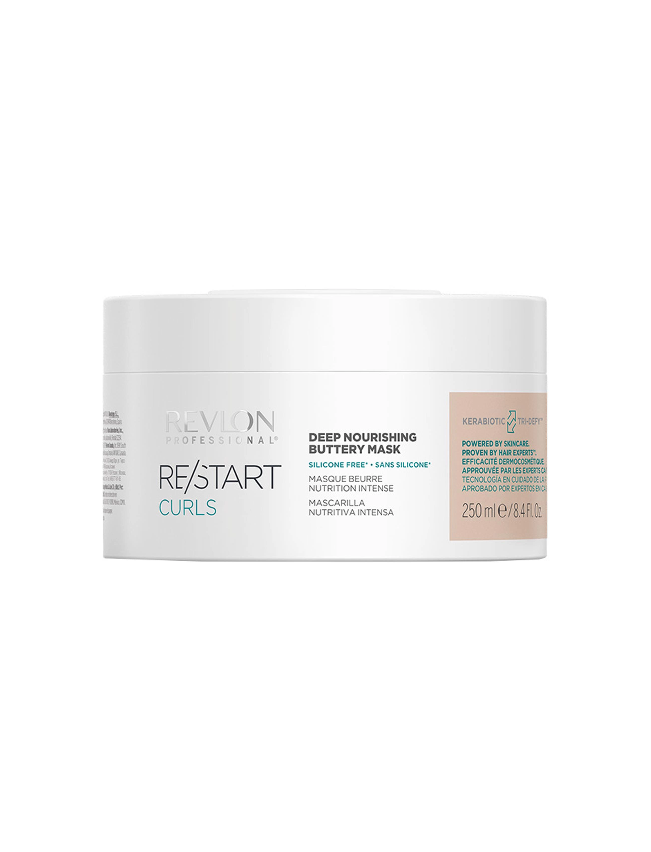 Revlon Professional Restart Curls Nourishingmask, Hair Ansigtsmaske, Nude, Str: 250ML