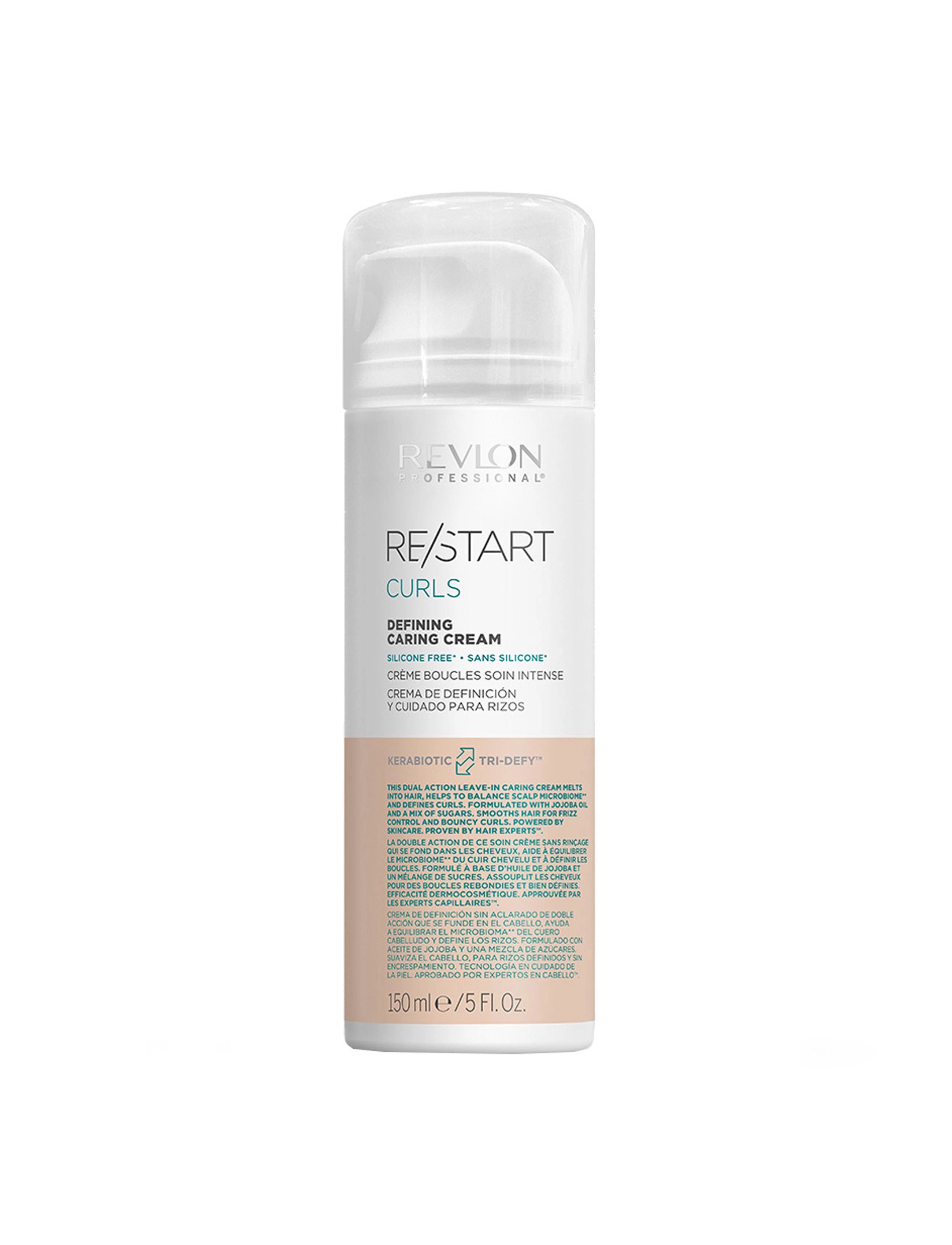Revlon Professional Restart Curls Defining Cream, Behandling, Nude, Str: 150ML