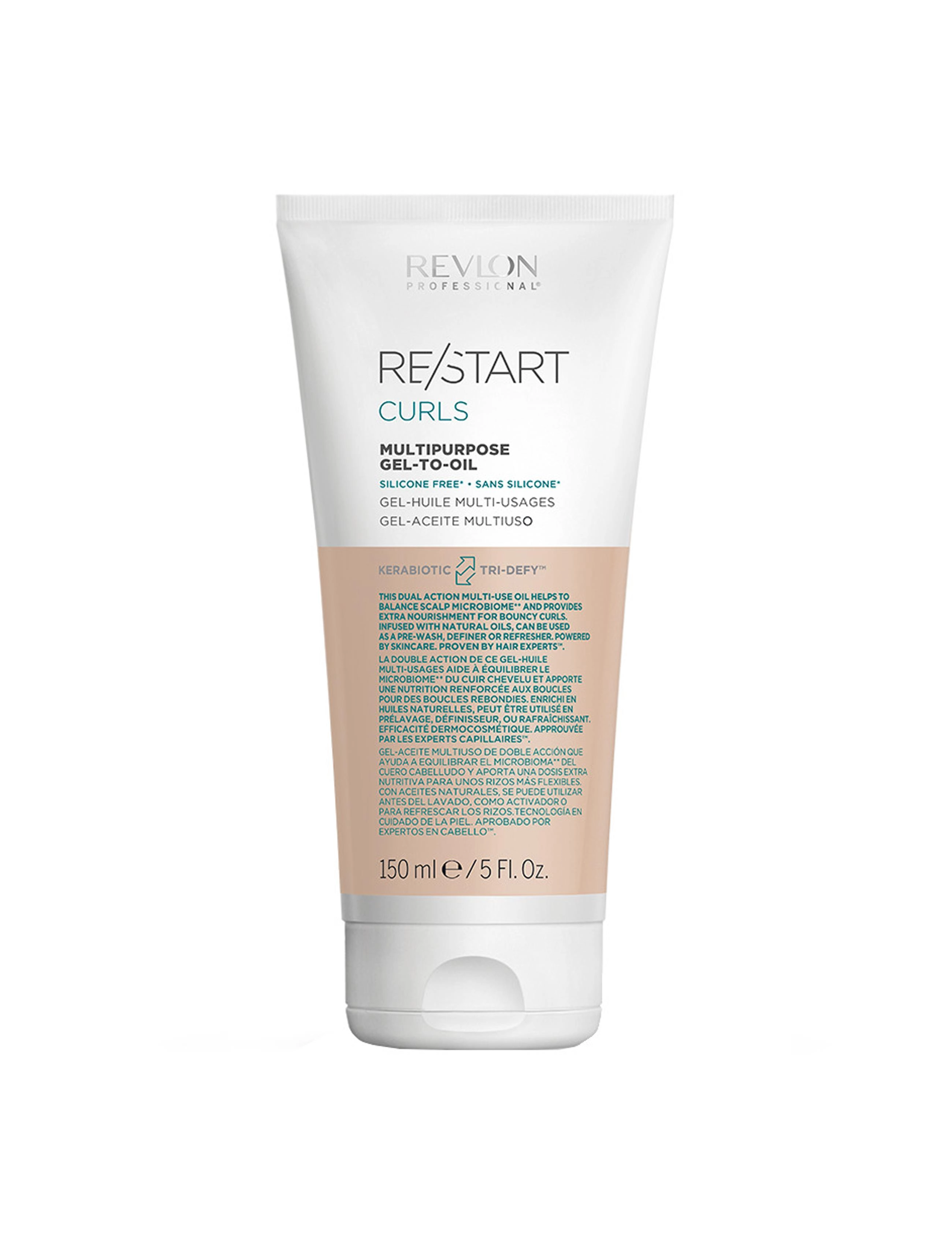 Revlon Professional Restart Curls Gel To Oil, 150ml, Nude, Pleje > Hårolie, Dame