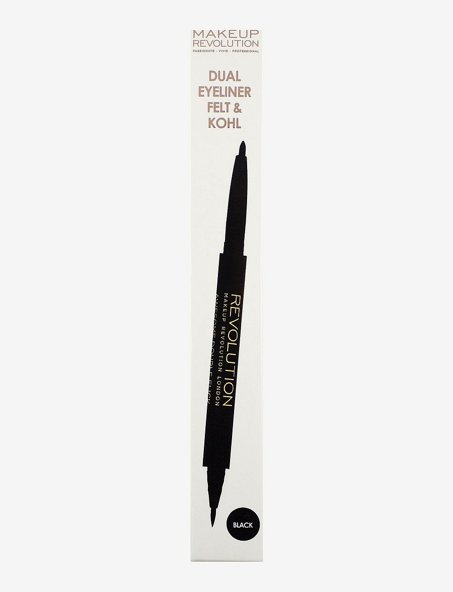 Revolution Beauty London - Revolution Felt and Kohl Dual Eyeliner - makeup - black - 0
