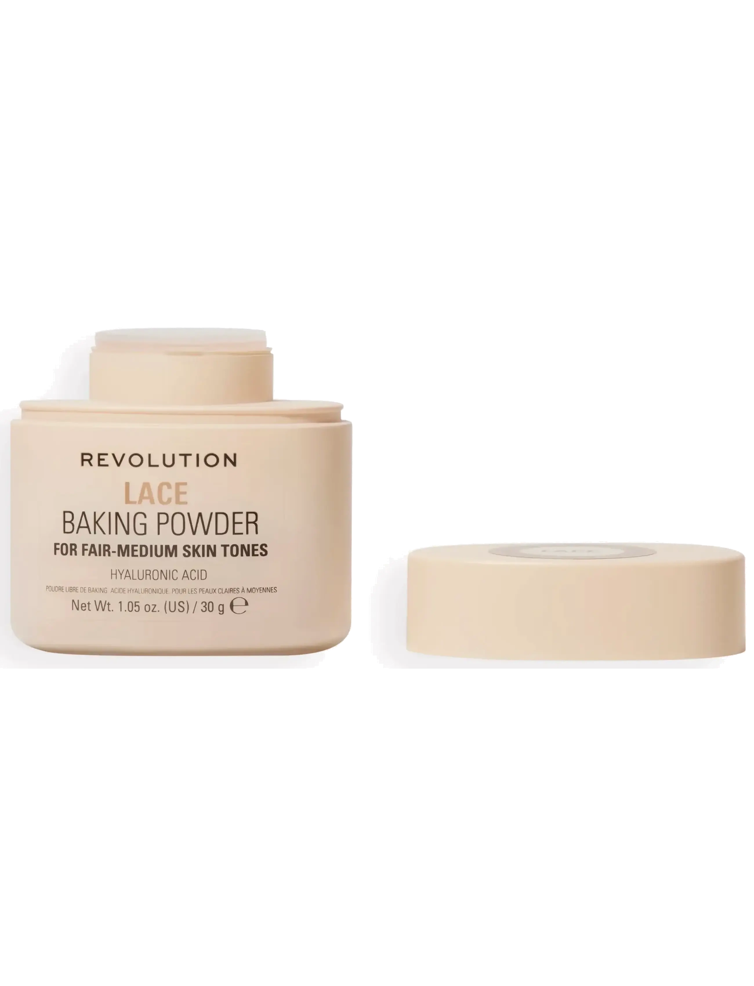 Revolution Beauty London - Revolution Loose Baking Powder Lace - makeup - light brown - 1