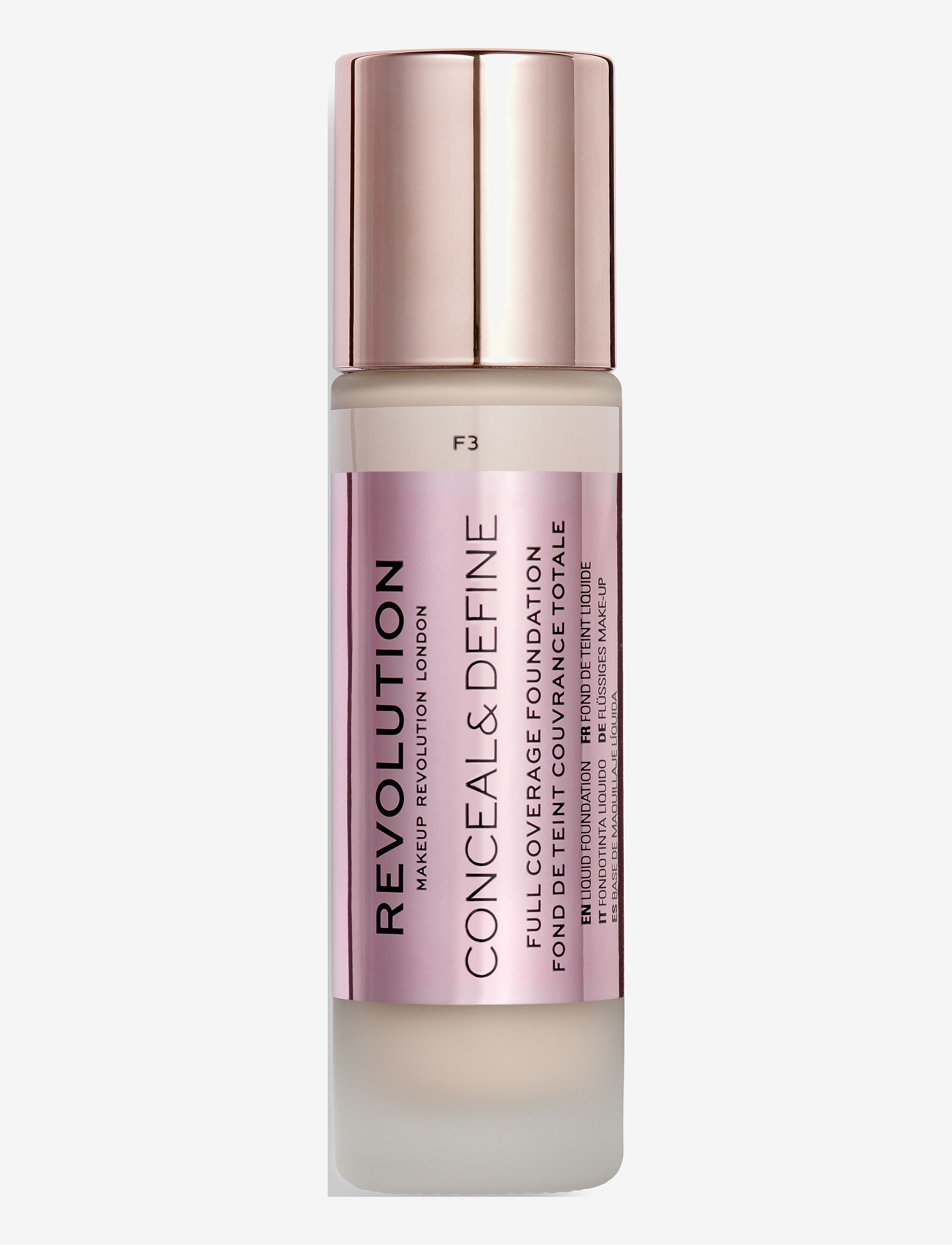 Revolution Beauty London Revolution Conceal & Define Foundation F3 - Revolution Beauty London - F3 / natural