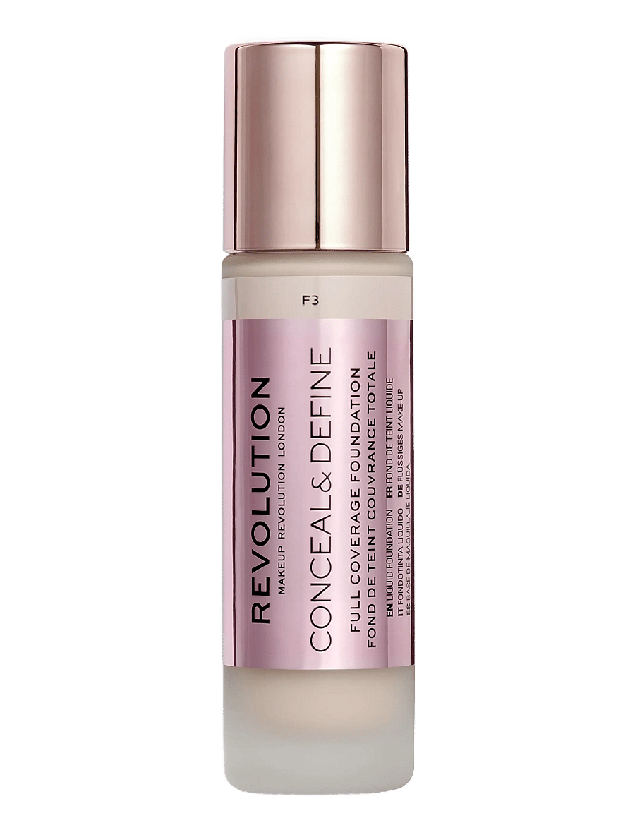 Revolution Beauty London - Revolution Conceal & Define Foundation F3 - makeup - f3 - 0
