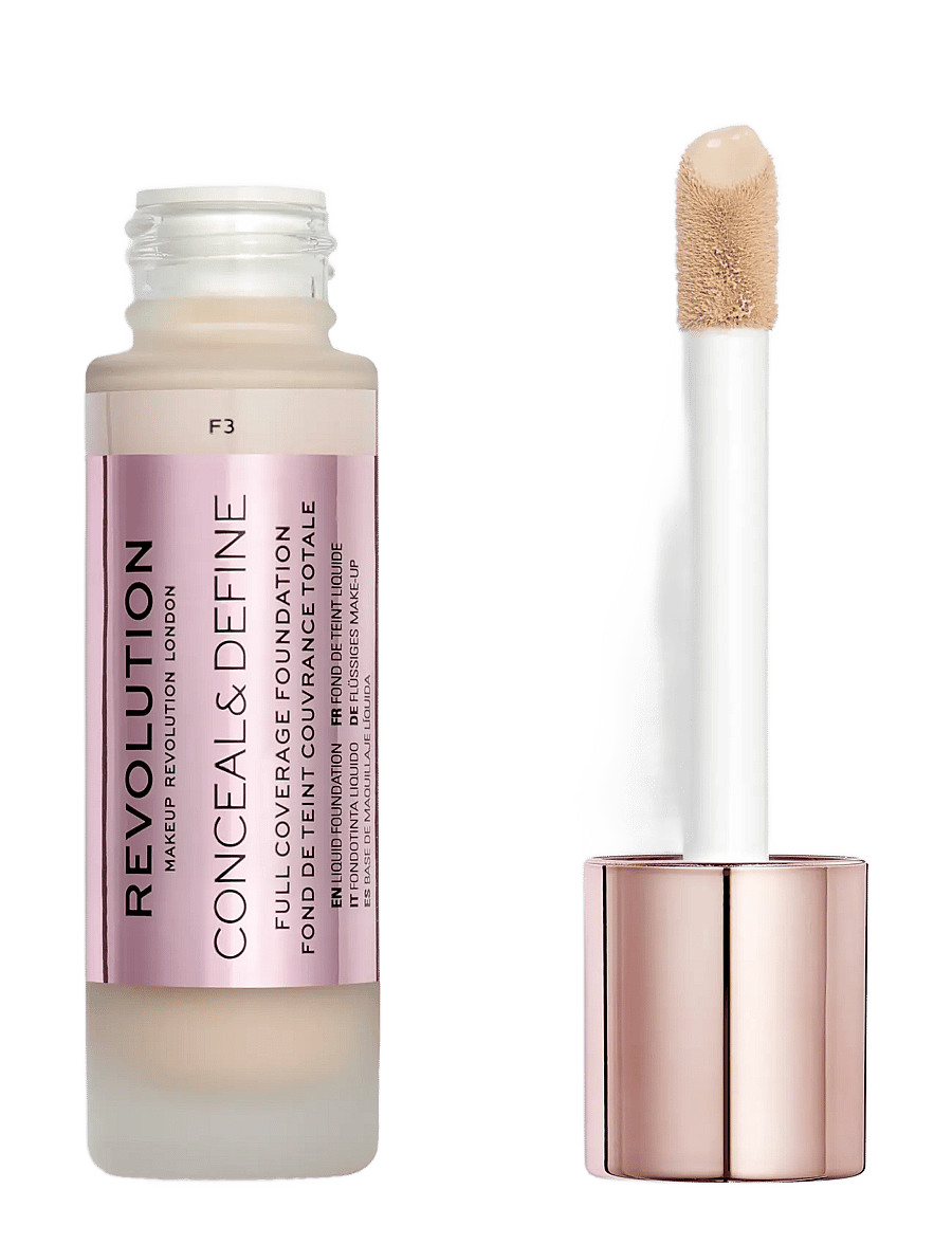 Revolution Beauty London - Revolution Conceal & Define Foundation F3 - makeup - f3 - 1