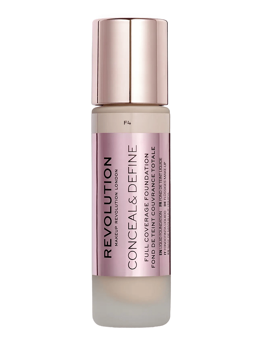 Revolution Beauty London - Revolution Conceal & Define Foundation F4 - makeup - f4 - 0