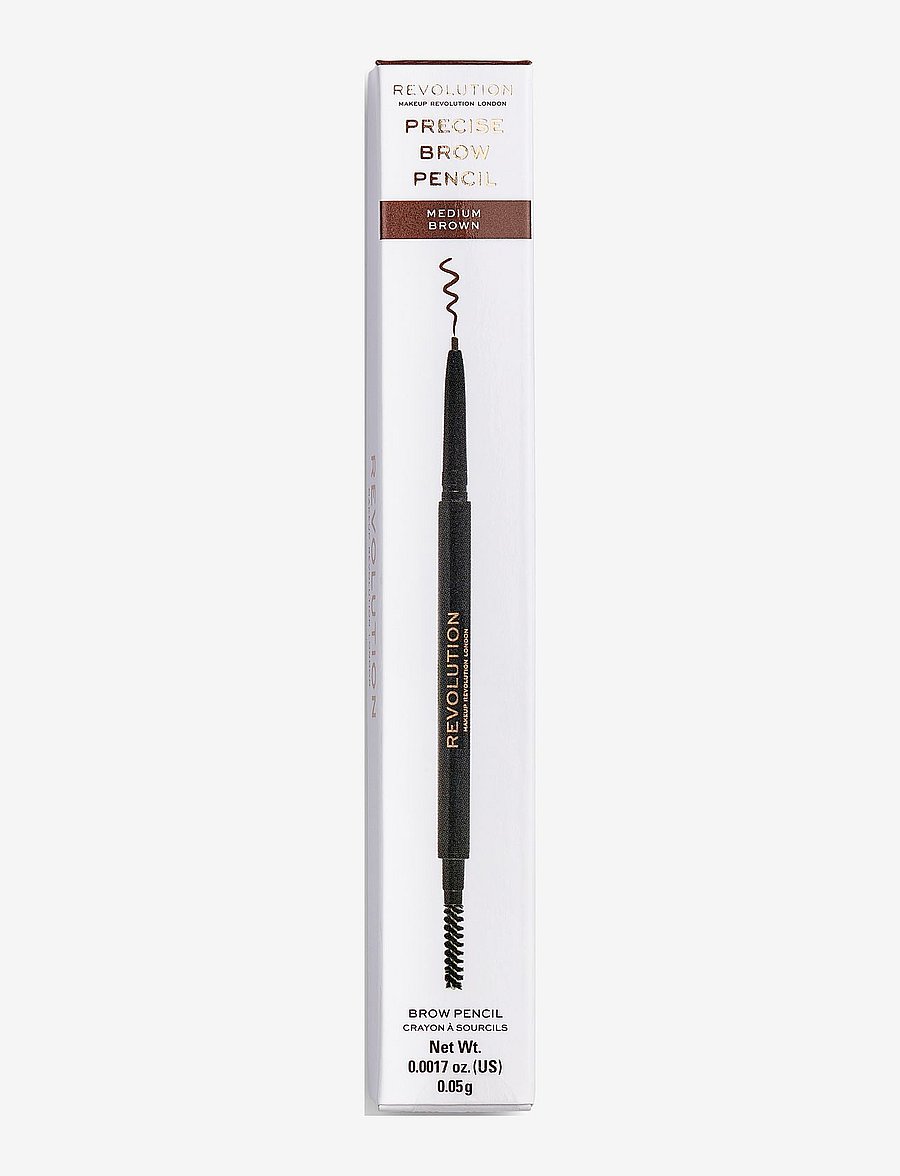 Revolution Beauty London - Revolution Precise Brow Pencil Medium Brown - medium brown - 0