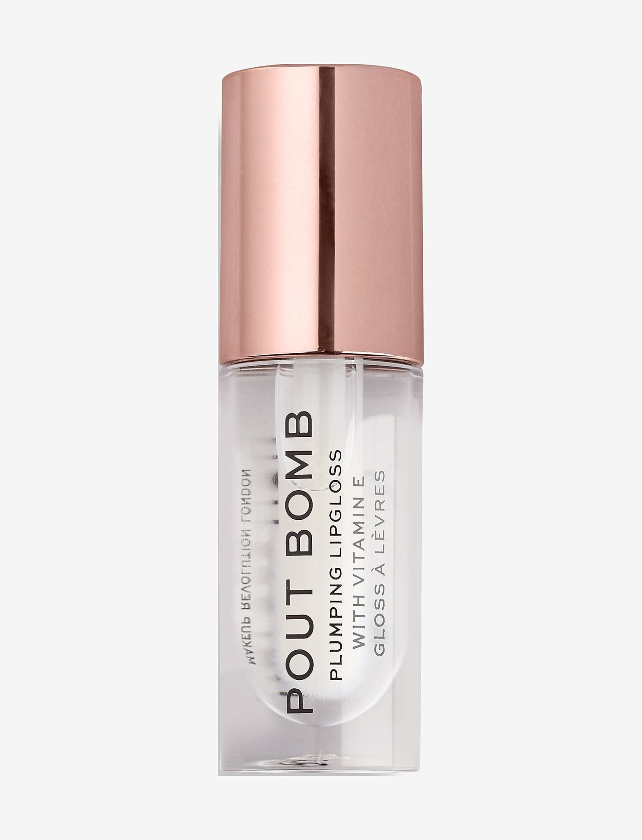 Revolution Beauty London Revolution Pout Bomb Plumping Gloss Glaze, Lipgloss, Nude, Str: 4.6 ML