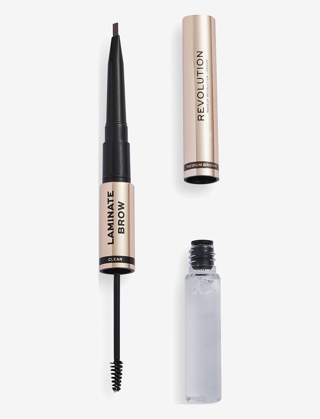 Revolution Beauty London - Revolution Laminate Brow Medium Brown - Øjne & bryn - brow medium brown - 0
