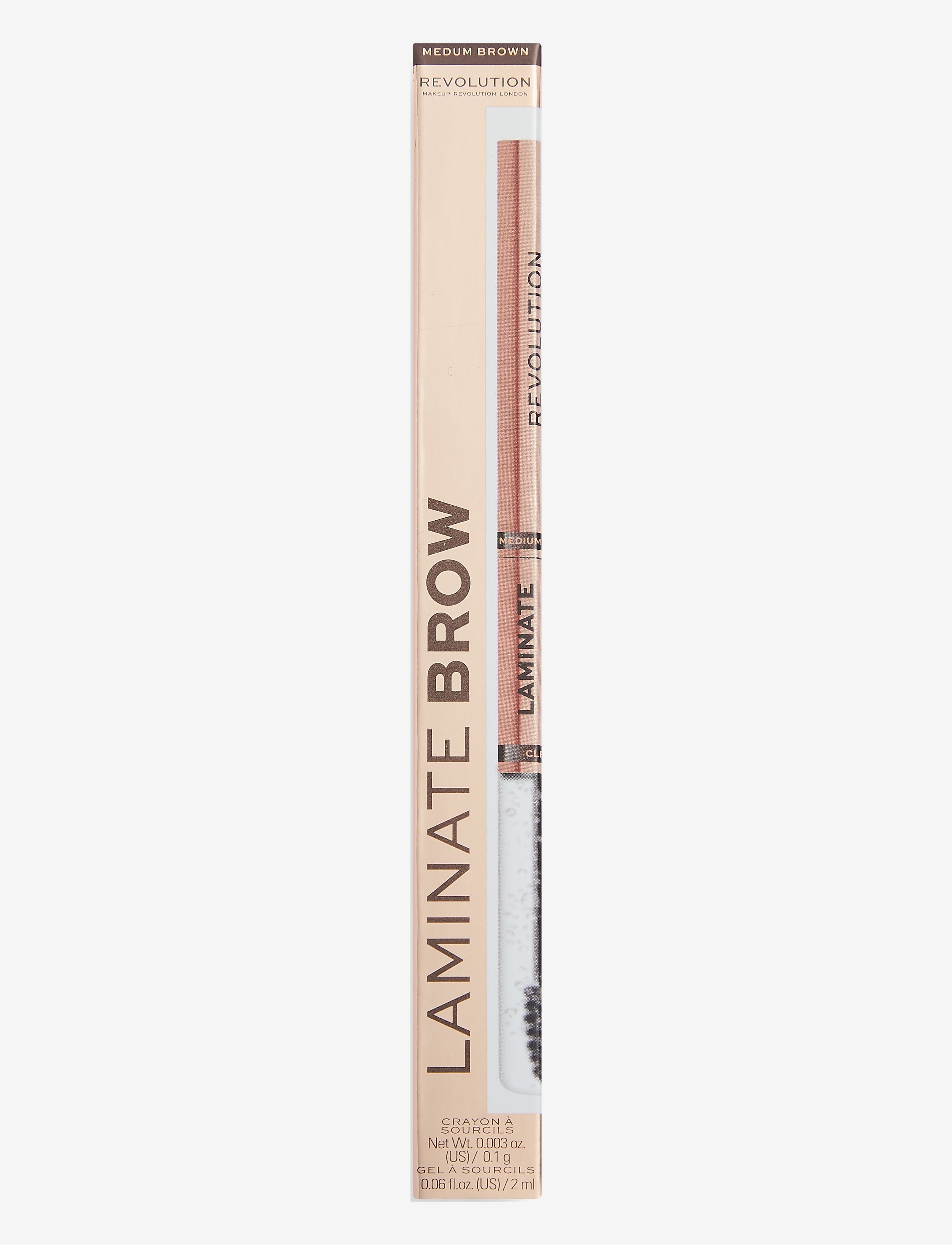 Revolution Beauty London - Revolution Laminate Brow Medium Brown - makeup - brow medium brown - 2