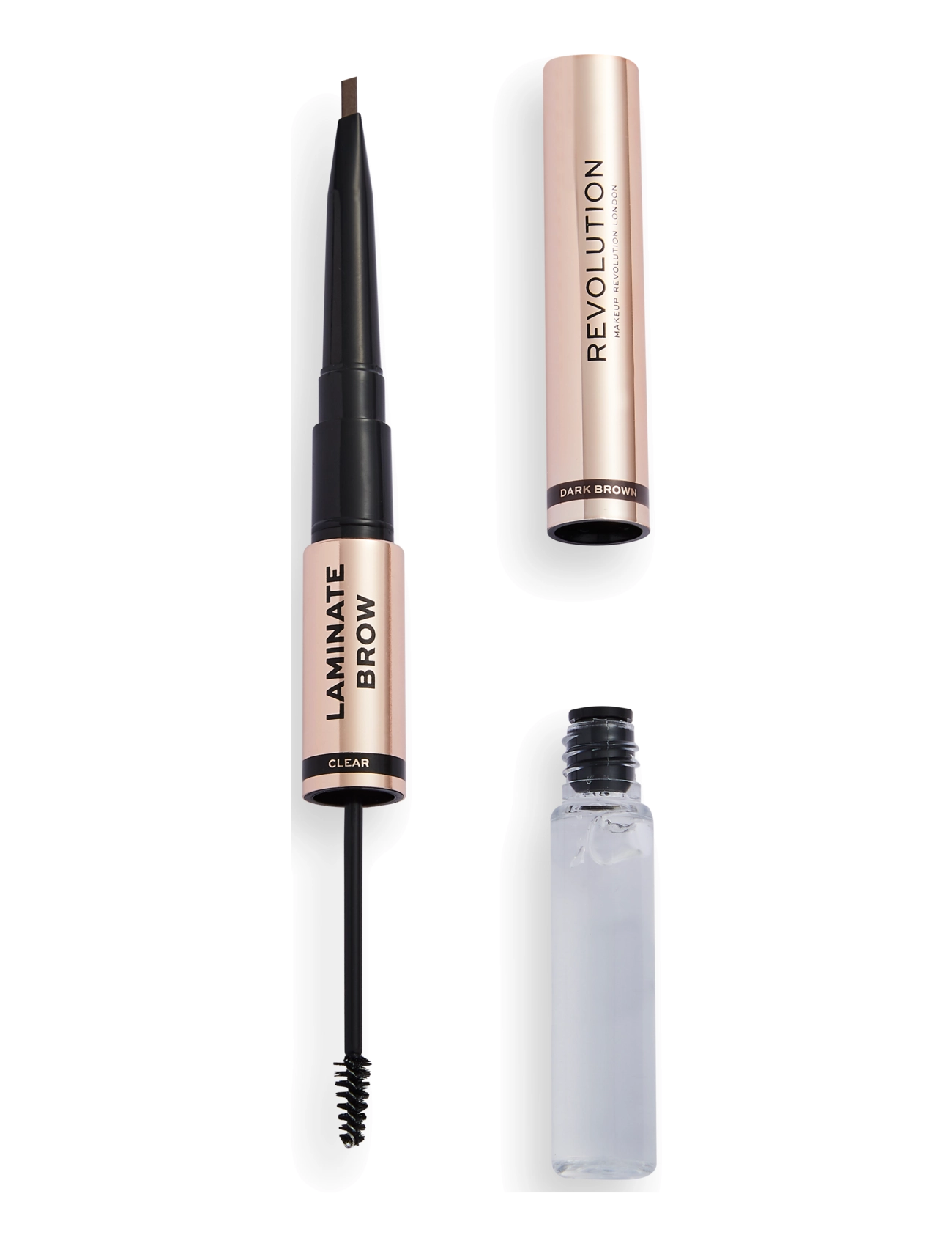 Revolution Beauty London Revolution Laminate Brow Dark Brown, 2 ml, Brown, Øjenbryn > Øjenbrynsblyant, Dame