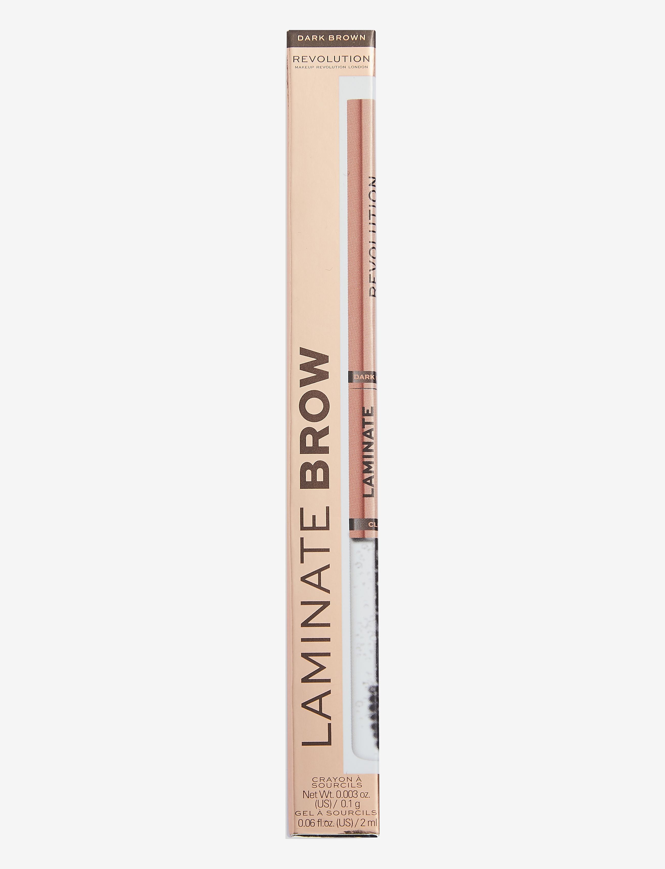 Revolution Beauty London - Revolution Laminate Brow Dark Brown - Ögon & bryn  - brow dark brown - 2