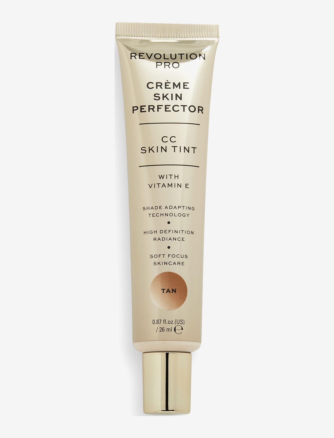 Revolution Beauty London - Revolution Pro CC Perfecting Skin Tint Tan 26ml - makeup - tan - 2