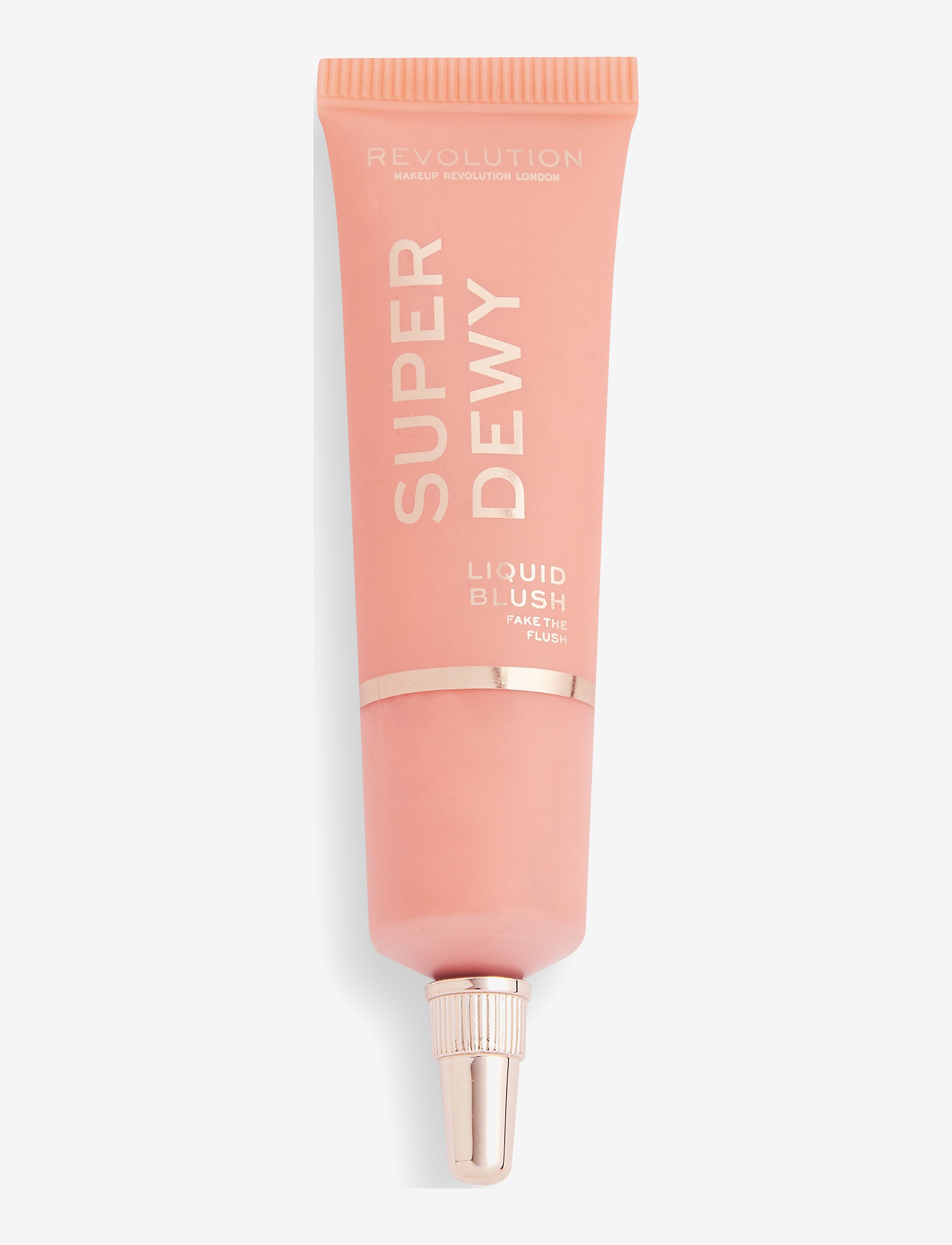 Revolution Beauty London - Revolution Superdewy Liquid Blush Fake The Flush - makeup - light orange - 1