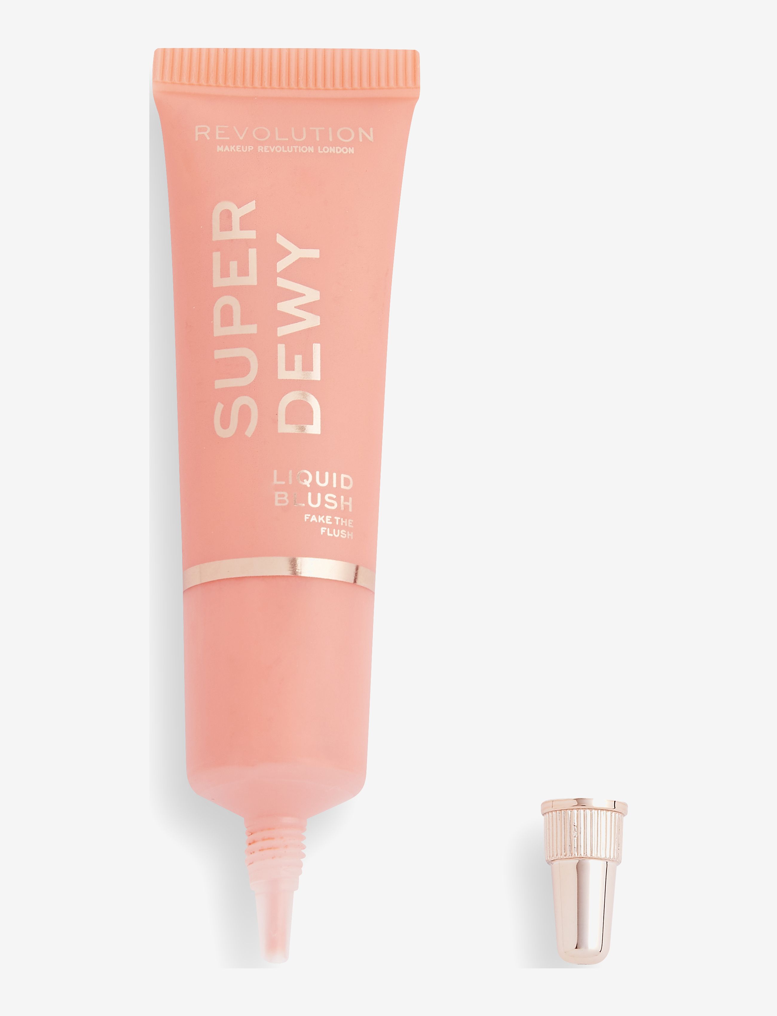 Revolution Beauty London - Revolution Superdewy Liquid Blush Fake The Flush - makeup - light orange - 2