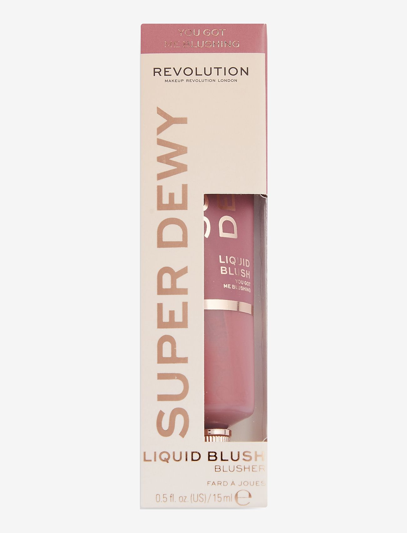 Makeup Revolution Superdewy Liquid Blush You Got Me Blushing rouge dam – bild 3