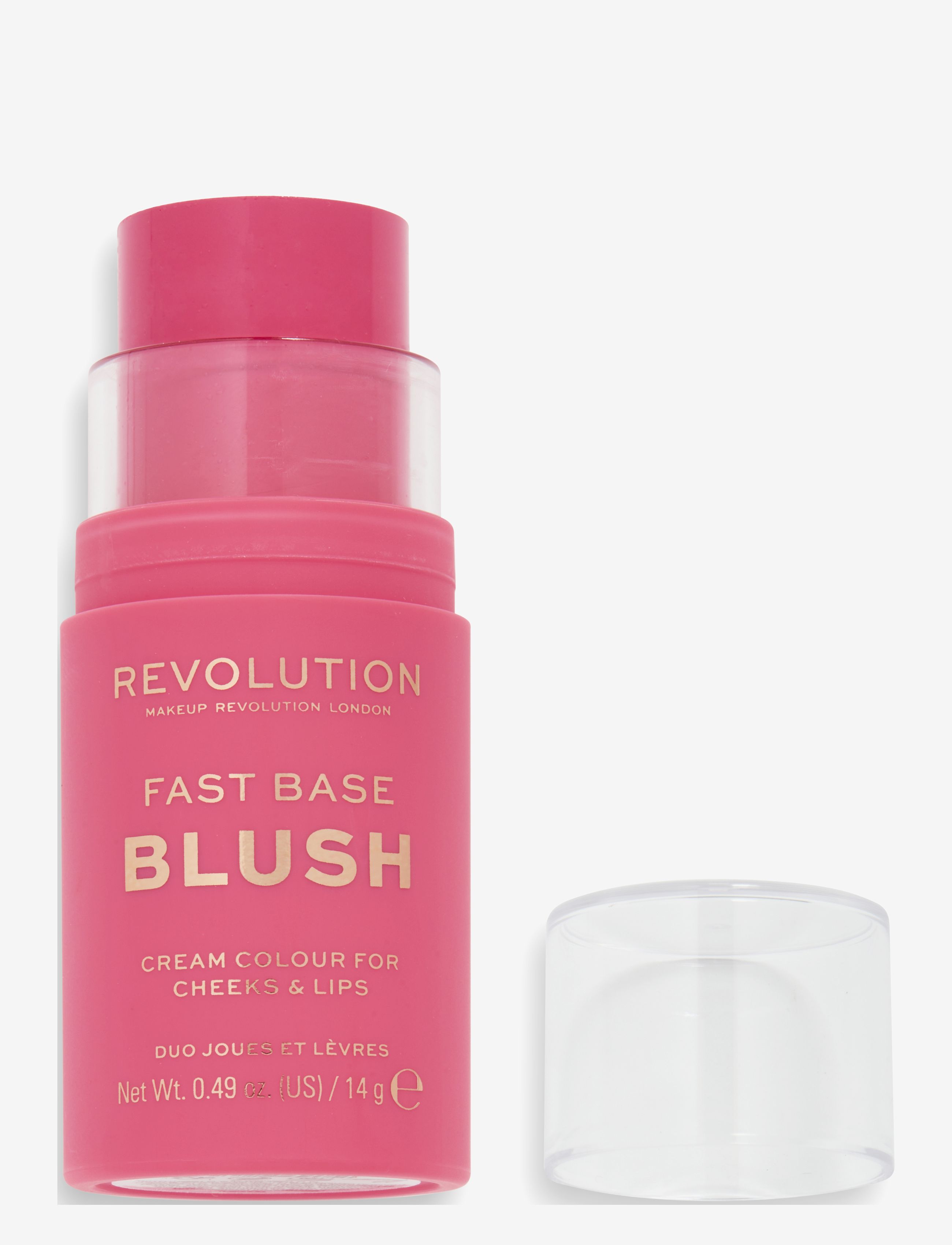 Revolution Beauty London - Revolution Fast Base Blush Stick Rose - meikit - rose - 1