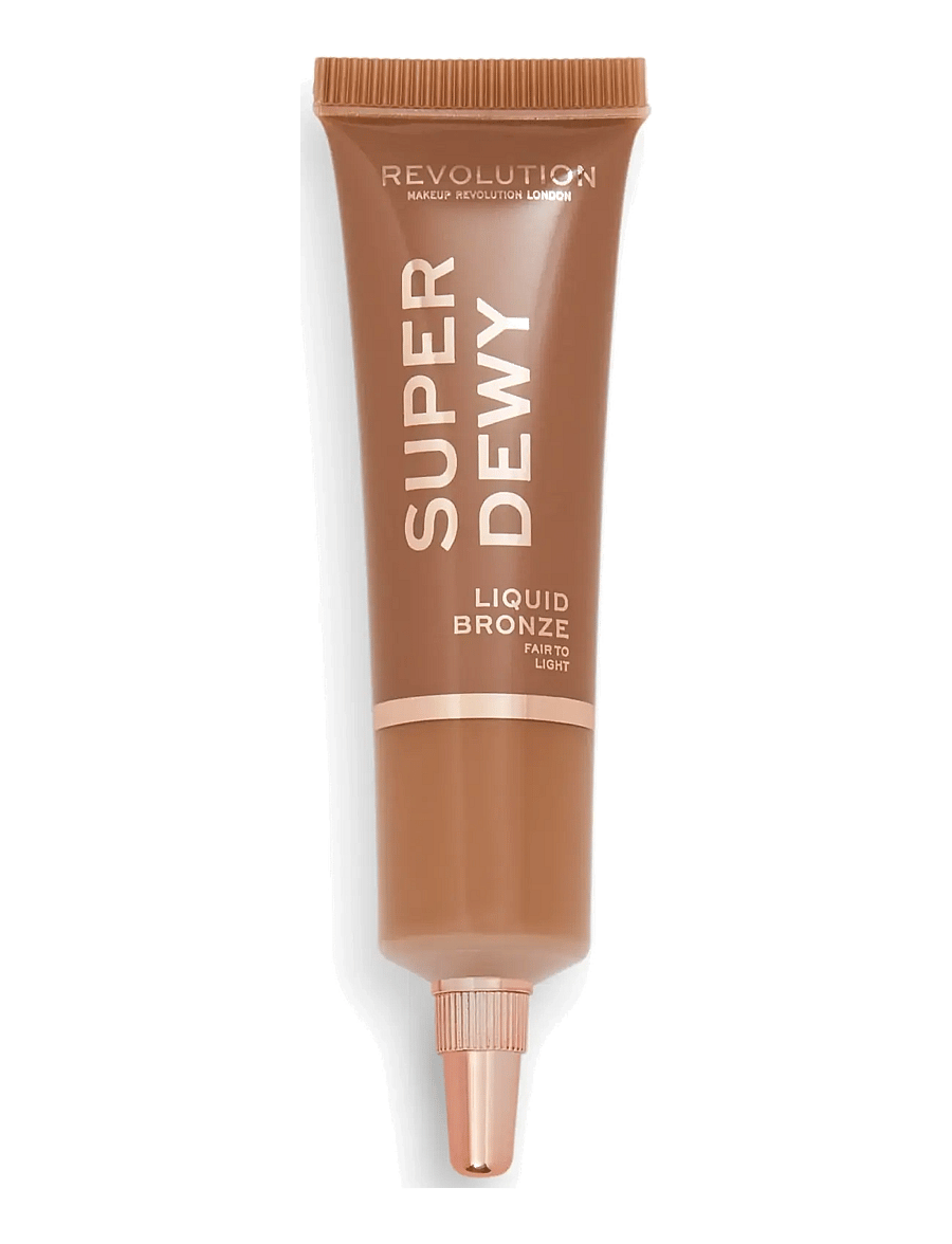 Revolution Beauty London - Revolution Superdewy Liquid Bronzer Fair to Light - brown - 0