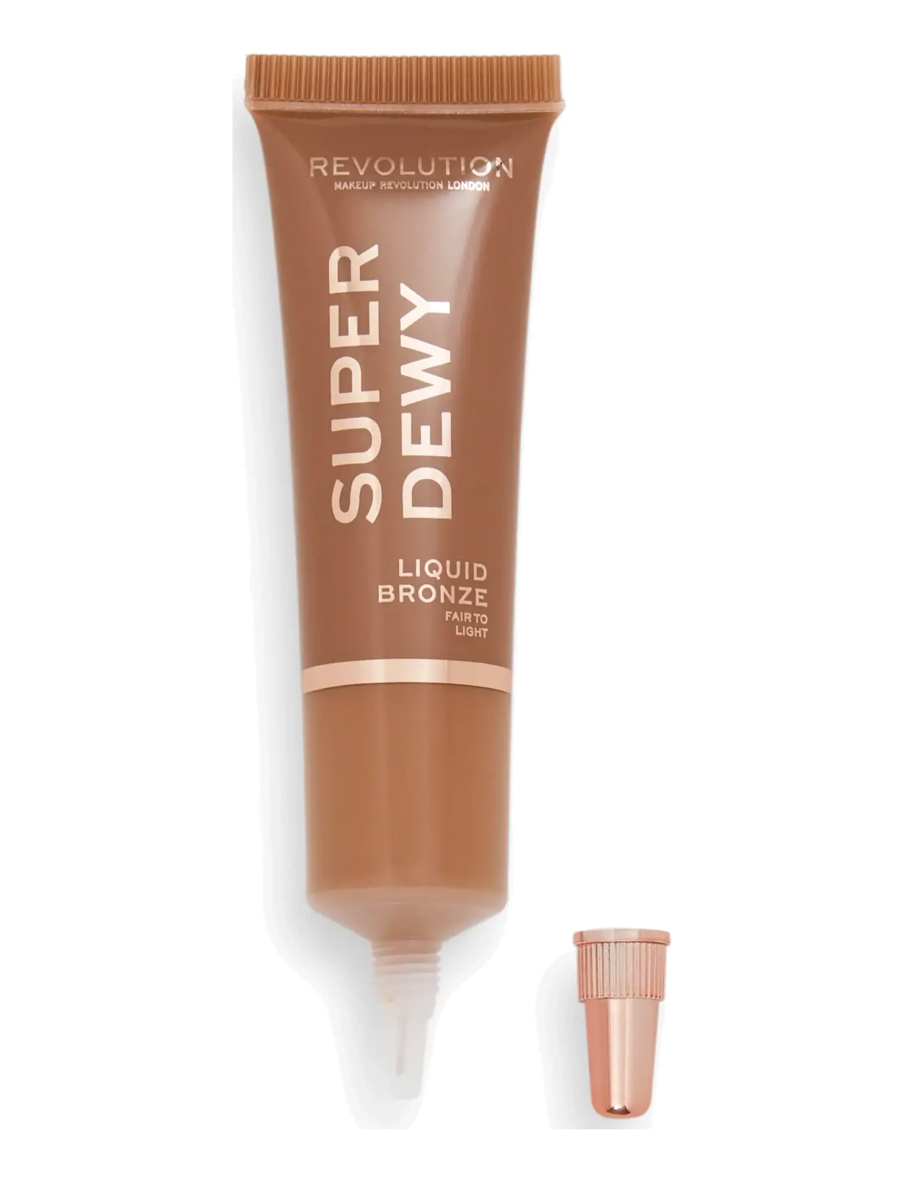 Revolution Beauty London - Revolution Superdewy Liquid Bronzer Fair to Light - brown - 2