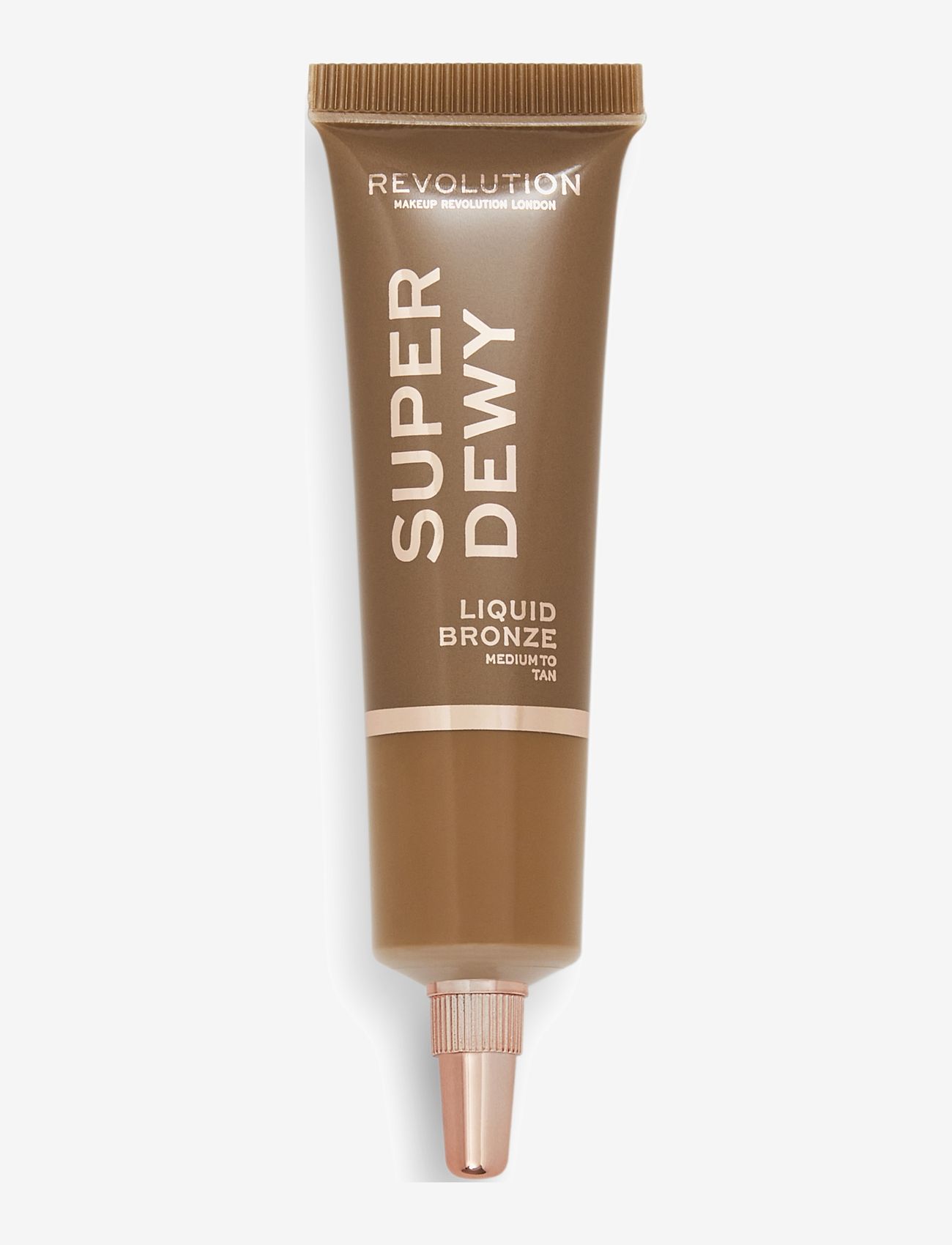 Revolution Beauty London - Revolution Superdewy Liquid Bronzer Medium to Tan - brown - 0