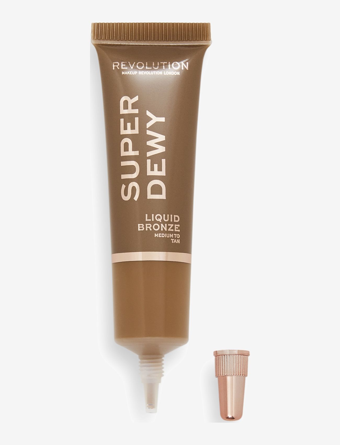 Revolution Beauty London - Revolution Superdewy Liquid Bronzer Medium to Tan - smink - brown - 2