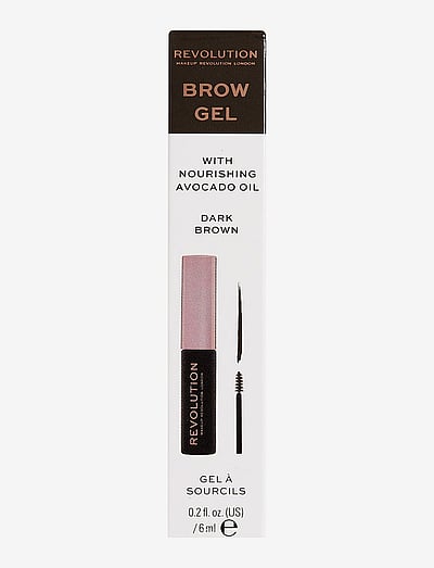 Revolution Brow Gel Dark Brown - øJenbrynsgel