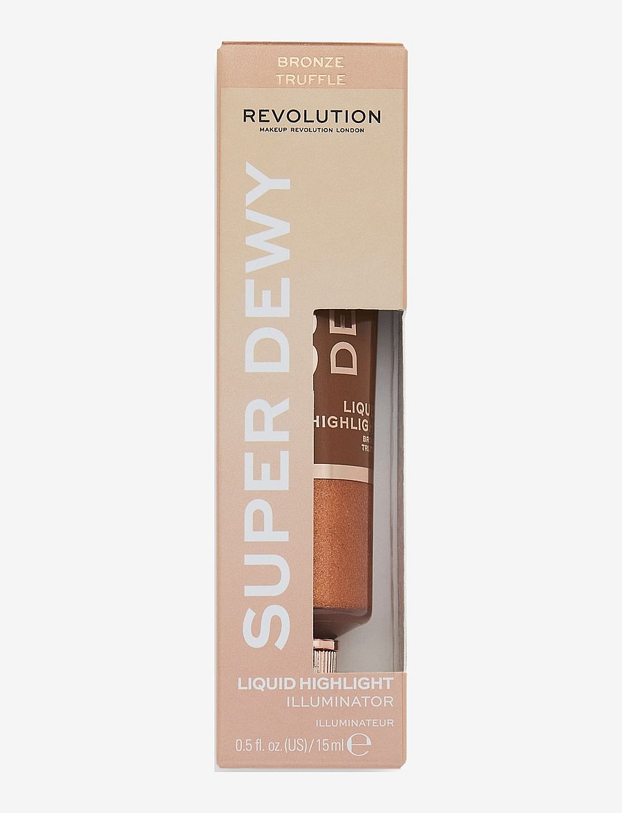Revolution Beauty London - Revolution Superdewy Liquid Highlighter Bronze Truffle - makeup - bronze truffle - 1