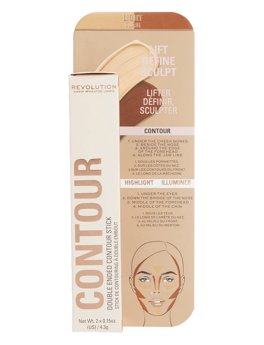 Revolution Beauty London - Revolution Fast Base Contour Stick Light - makeup - light - 1