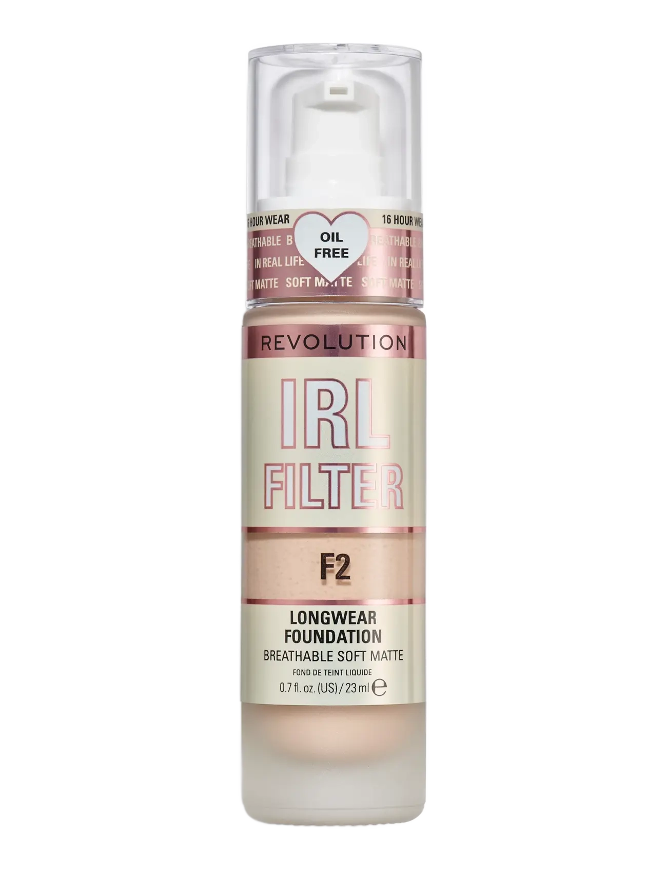 Revolution Beauty London Revolution  IRL Filter Longwear Foundation F2 - App deal - F2 / natural