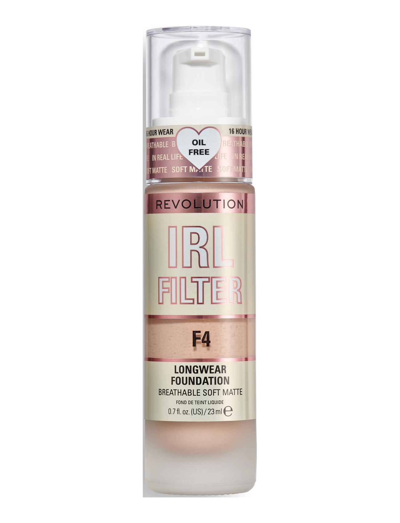 Revolution Beauty London Revolution  IRL Filter Longwear Foundation F4 - Revolution Beauty London - F4 / natural