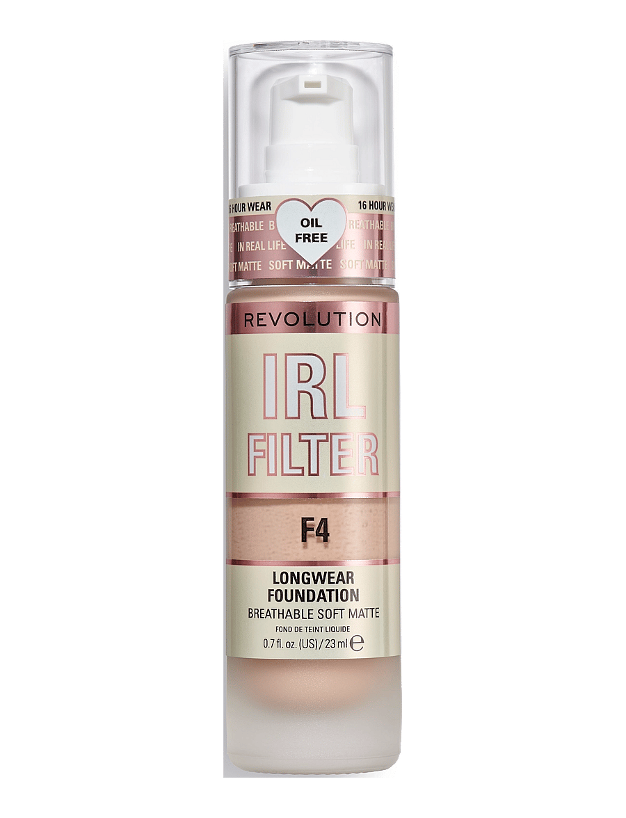 Revolution Beauty London - Revolution IRL Filter Longwear Foundation F4 - makeup - f4 - 0