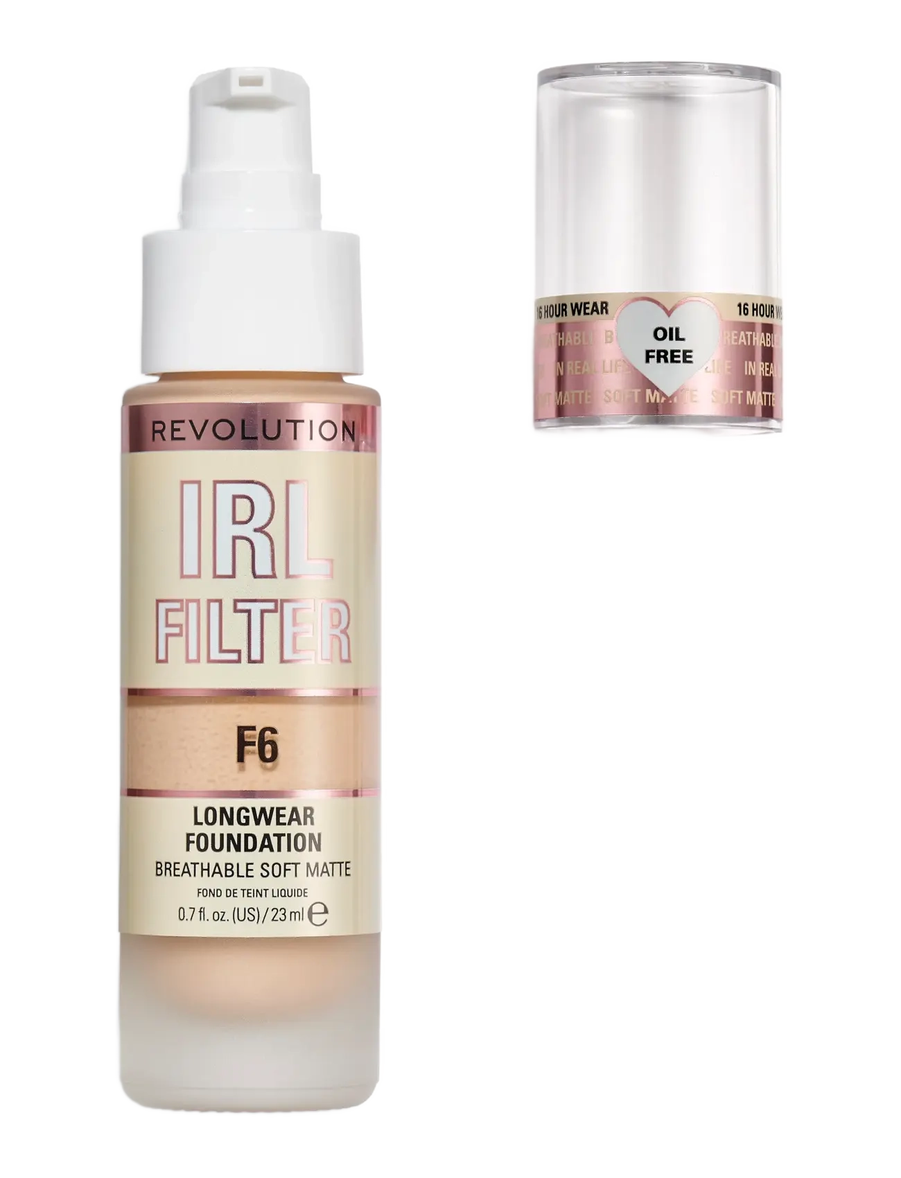 Revolution Beauty London - Revolution  IRL Filter Longwear Foundation F6 - makeup - f6 - 1