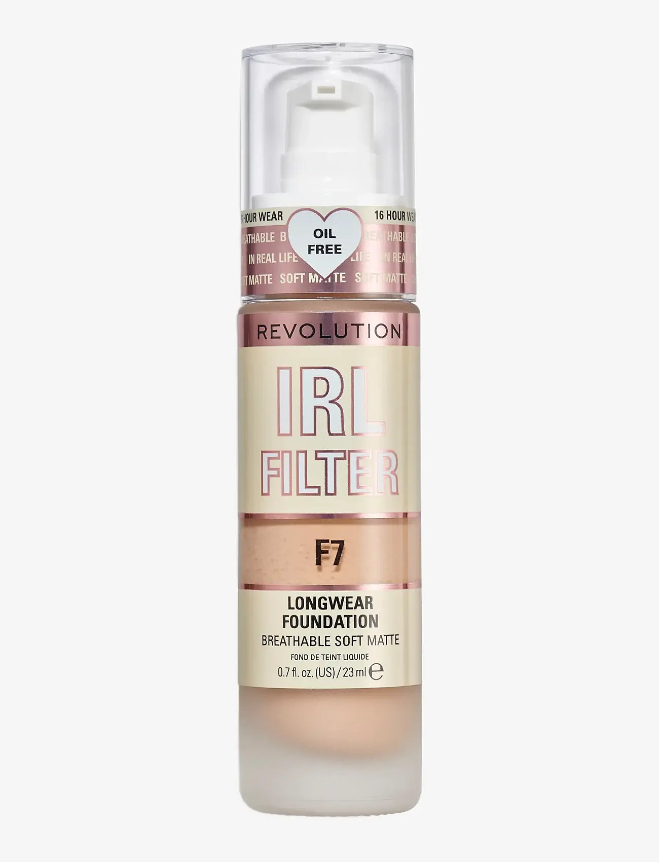 Revolution Beauty London - Revolution  IRL Filter Longwear Foundation F7 - smink - f7 - 0