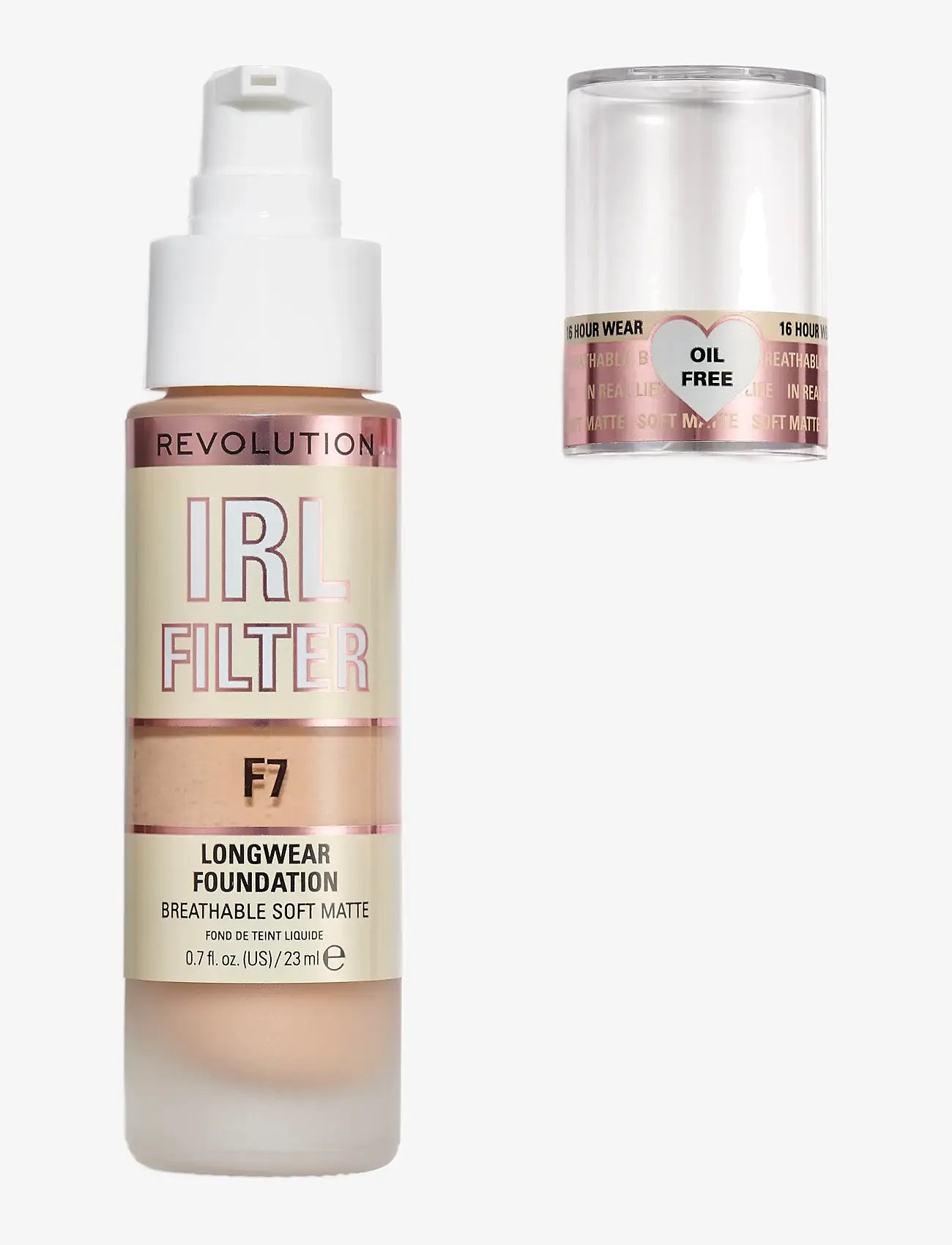 Revolution Beauty London - Revolution  IRL Filter Longwear Foundation F7 - smink - f7 - 1