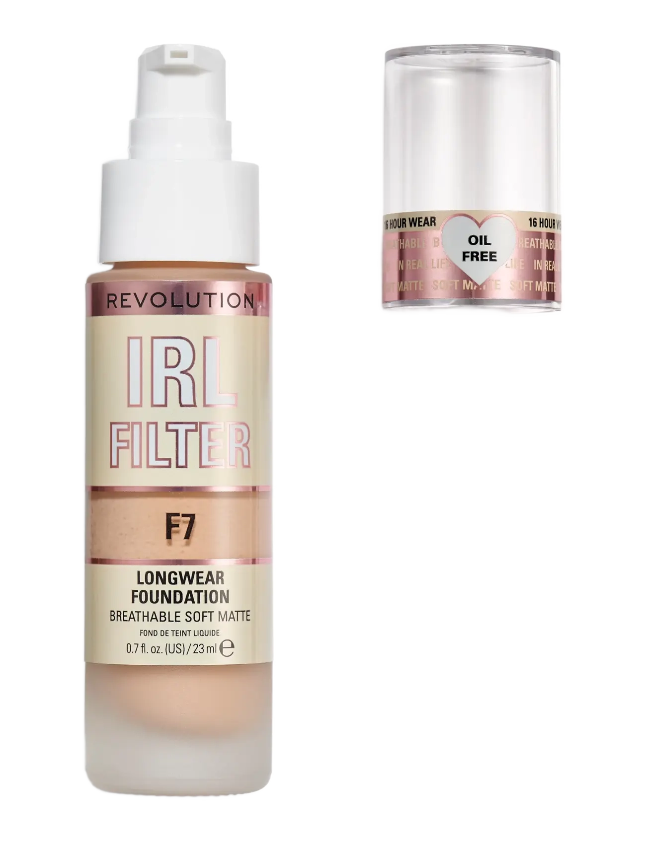 Revolution Beauty London - Revolution  IRL Filter Longwear Foundation F7 - makeup - f7 - 1