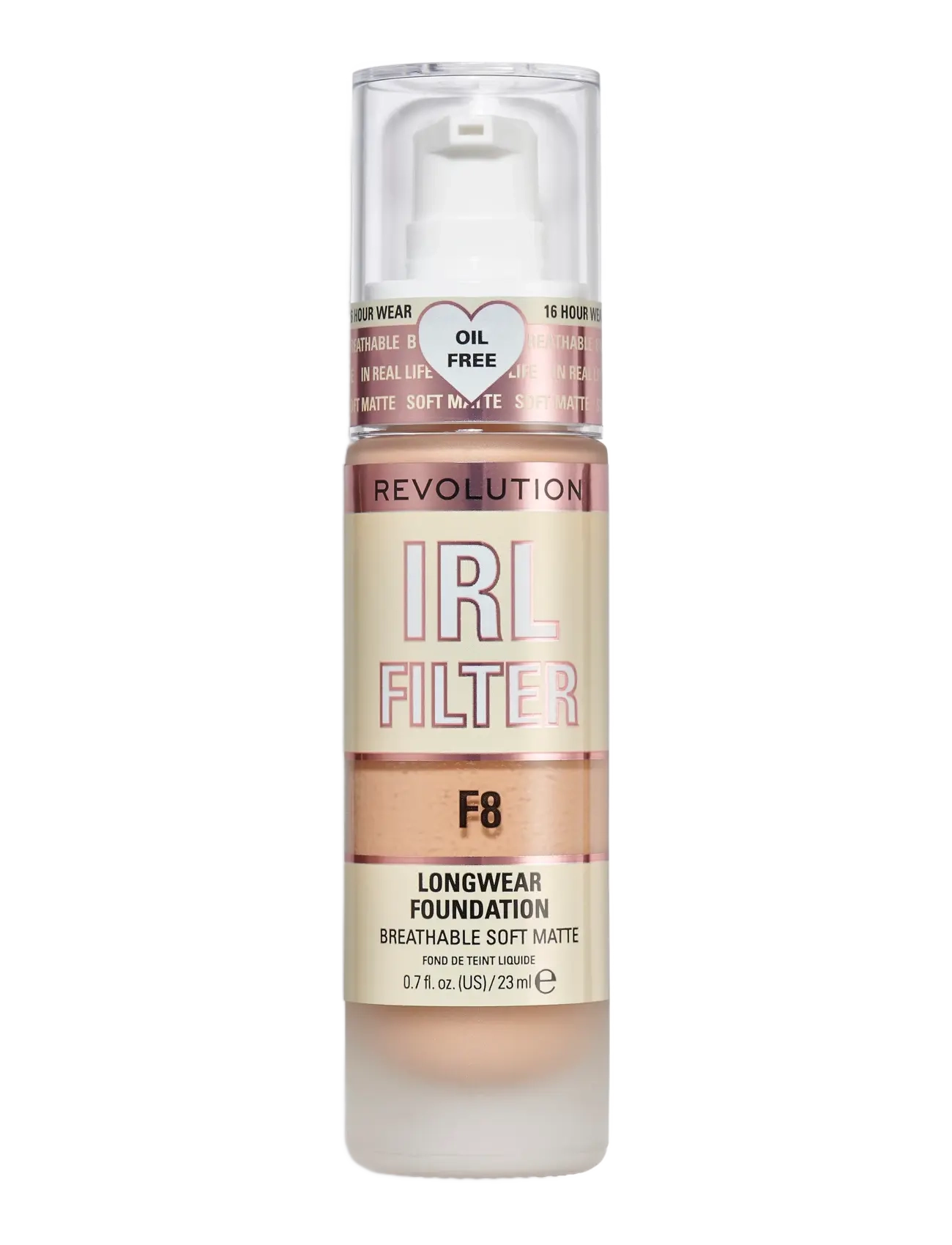 Revolution Beauty London Revolution  IRL Filter Longwear Foundation F8 - Revolution Beauty London - F8 / natural