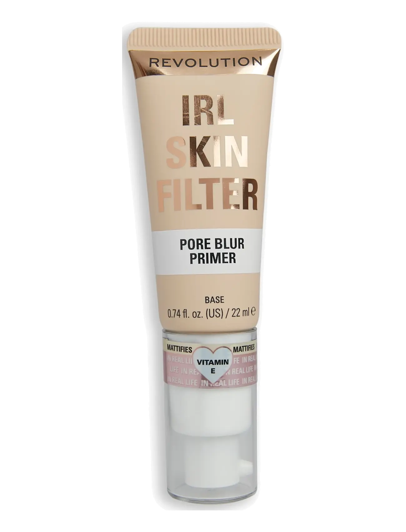 Revolution Beauty London Revolution Irl Pore Blur Filter Primer, 22 ml, Gold, Ansigt > Ansigtsprimer, Dame