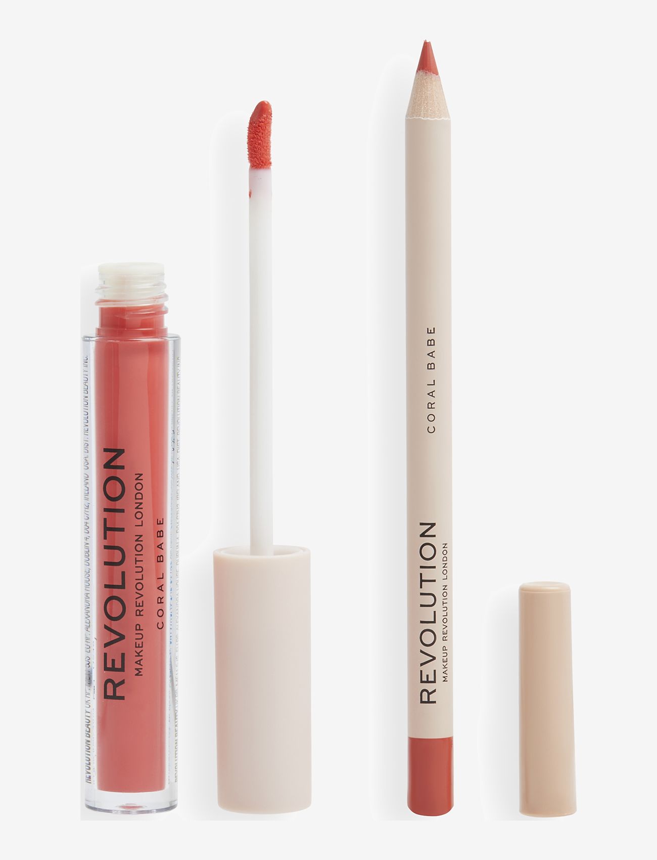 Revolution Beauty London - Revolution Lip Contour Kit Coral Babe - smink - coral babe - 0